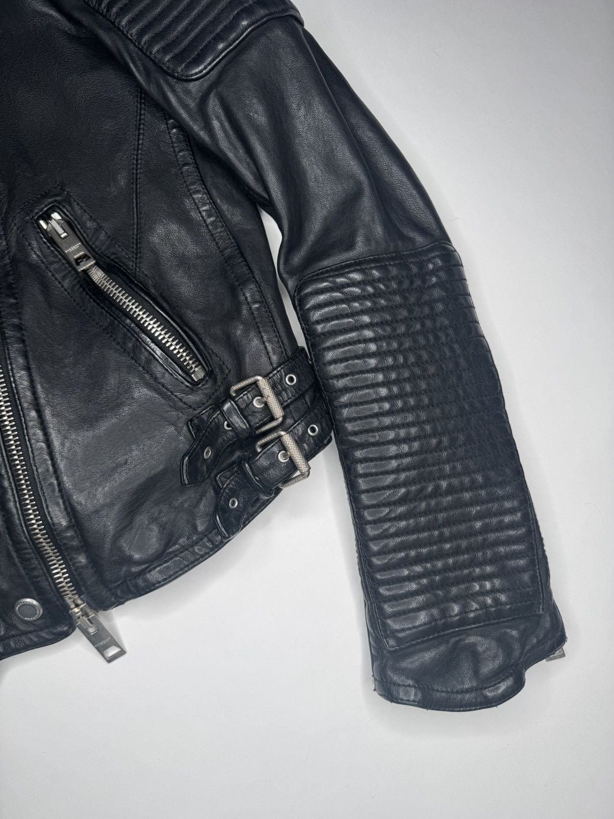 Burberry Prorsum Burberry Prorsum SS11 Loseley Quilted Biker Leather Jacket Size US S / EU 44-46 / 1 - 5 Thumbnail