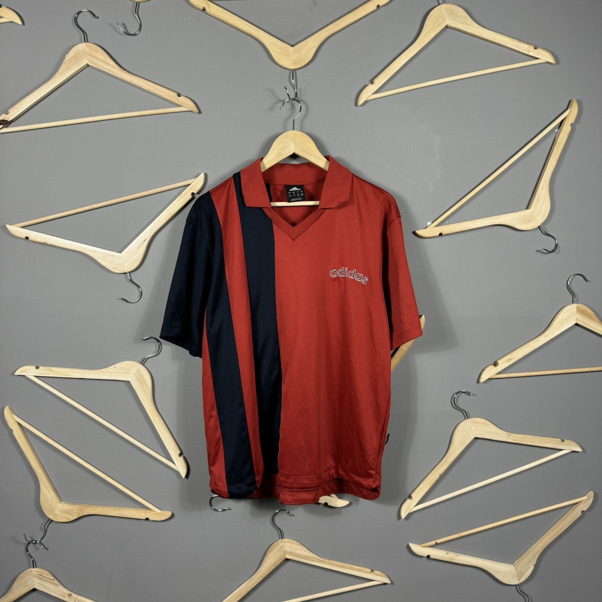 Adidas × Vintage Vintage Adidas 2002 Blokcore Soccer Jersey Size US L / EU 52-54 / 3 - 2 Thumbnail