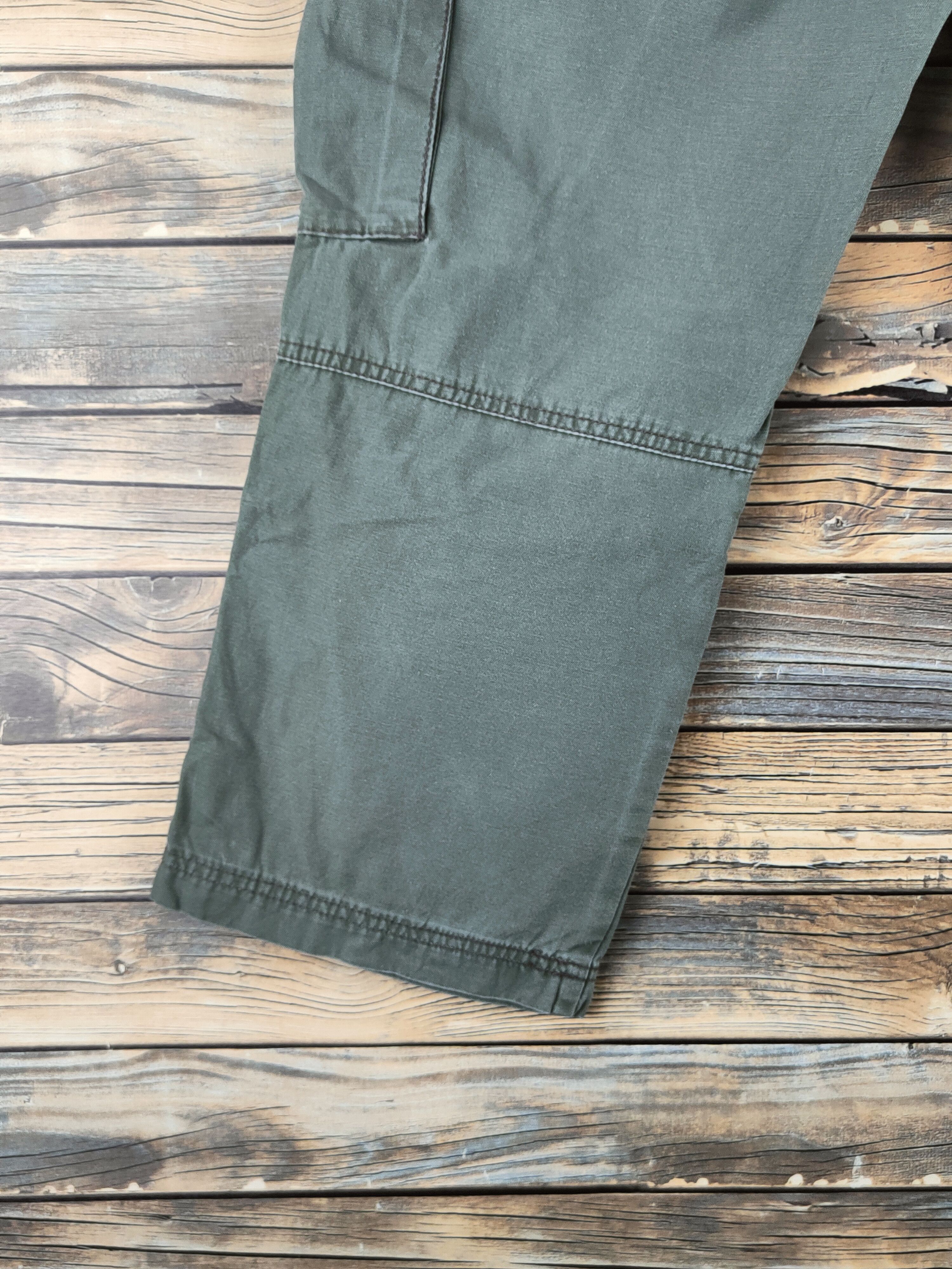 Japanese Brand DLL Panaspur Green Multipocket Cargo Pants #46-222 Size US 30 / EU 46 - 9 Thumbnail