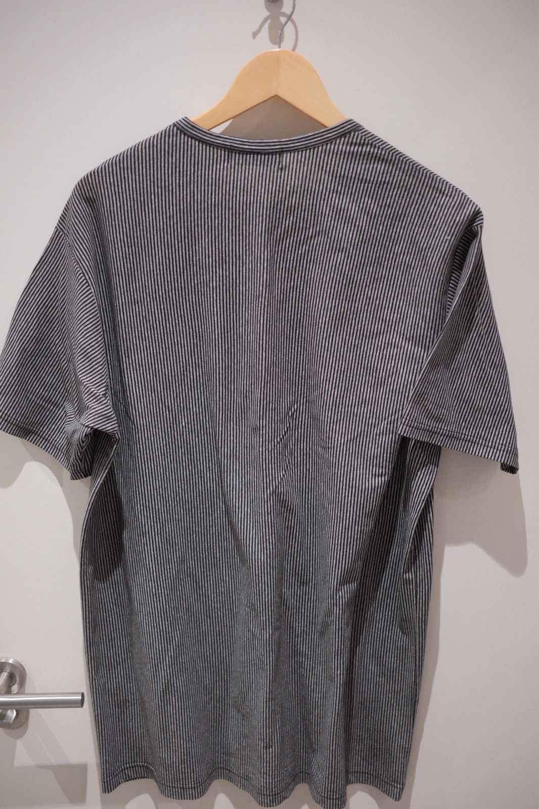 Yohji Yamamoto Yohji Yamamoto Black & Grey Round Neck T-Shirt Size US L / EU 52-54 / 3 - 2 Thumbnail