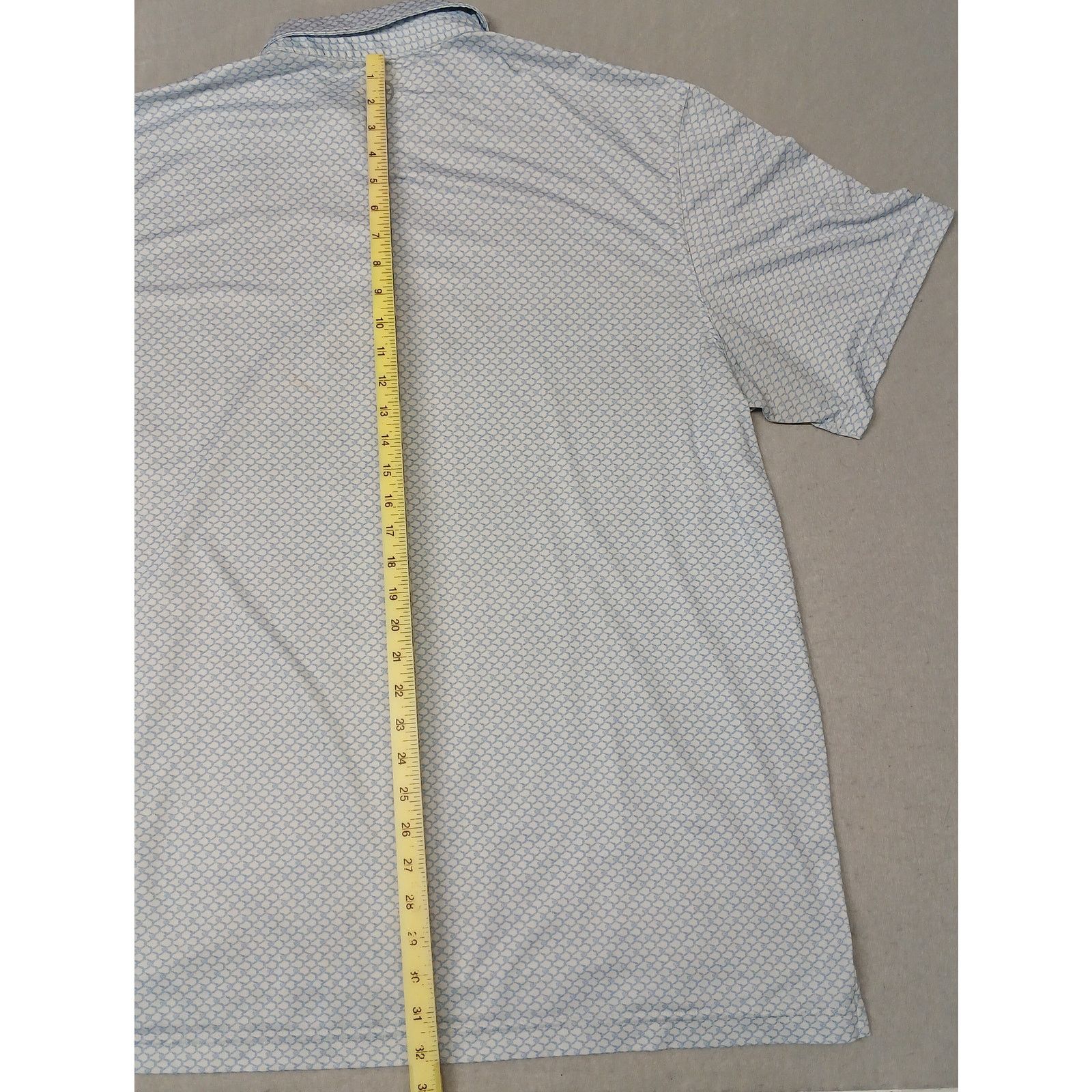 Vineyard Vines Vineyard Vines (2XL) White Button Silk Collar Polo Tee Shirt Size US XXL / EU 58 / 5 - 8 Thumbnail