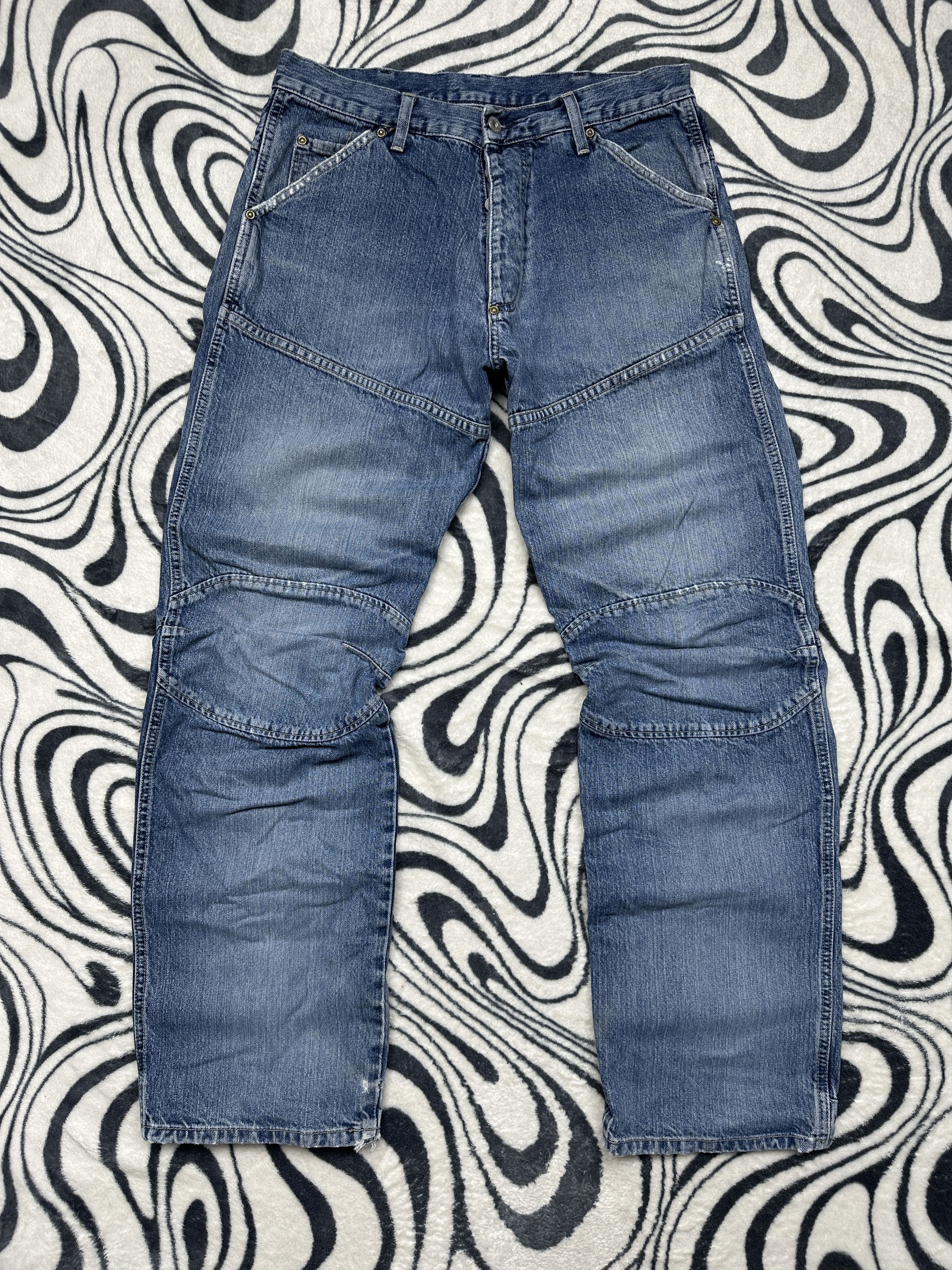 G-Star G Star Raw Shortcut Elwood Denim Pants Double Knee Jeans Size US 32 / EU 48 - 1 Thumbnail