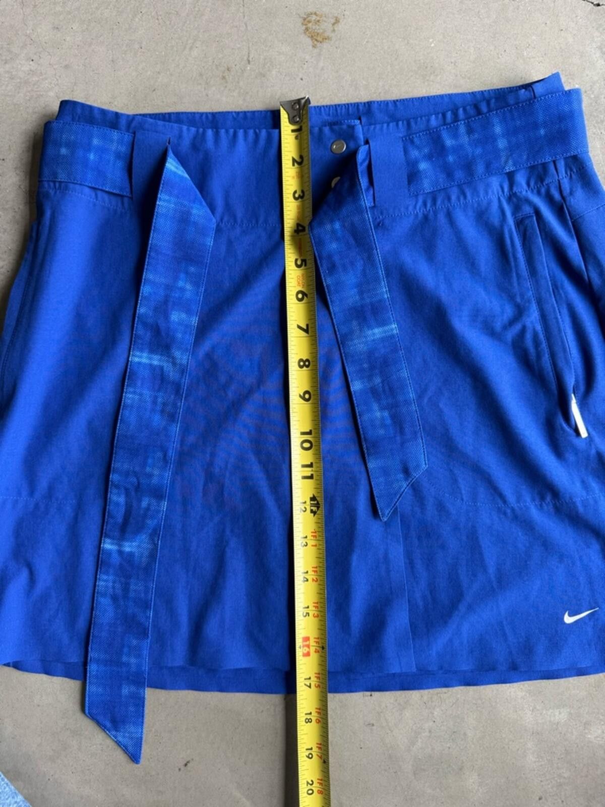 Nike Nike Golf / Dri-FIT Belted Wrap Skirt / Blue Size 27" / US 4 / IT 40 - 3 Thumbnail