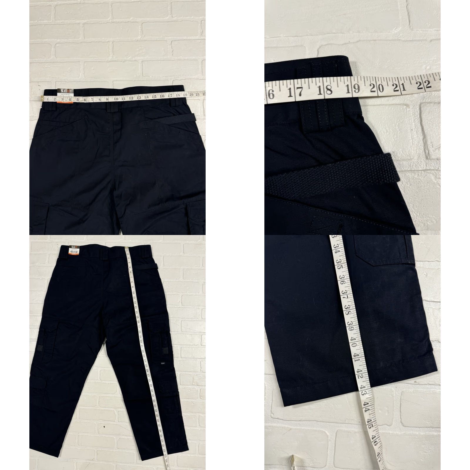 Vintage 5.11 Tactical EMS Pants Men 40x30 Navy Blue Cargo Pocket Workwear Size US 40 / EU 56 - 10 Thumbnail