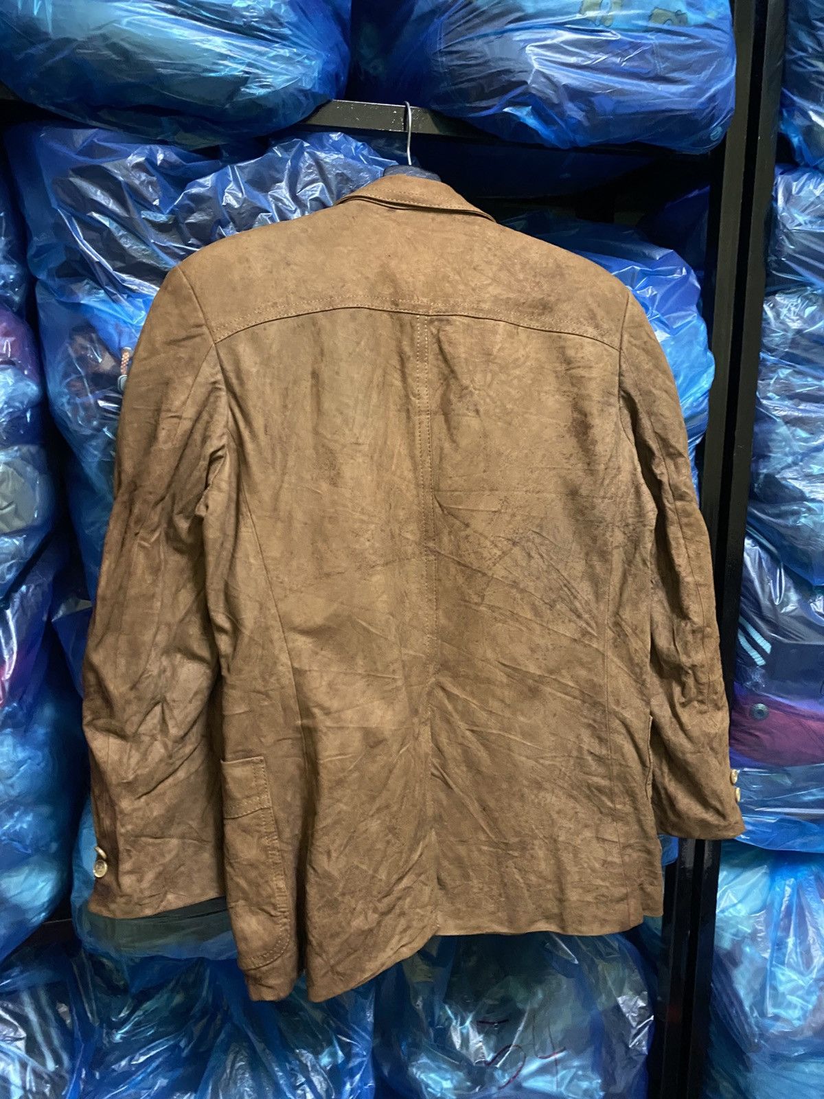 Vintage Vintage Colandy Brown Leather Soft Lambskin Sports Coat Size US M / EU 48-50 / 2 - 11 Thumbnail