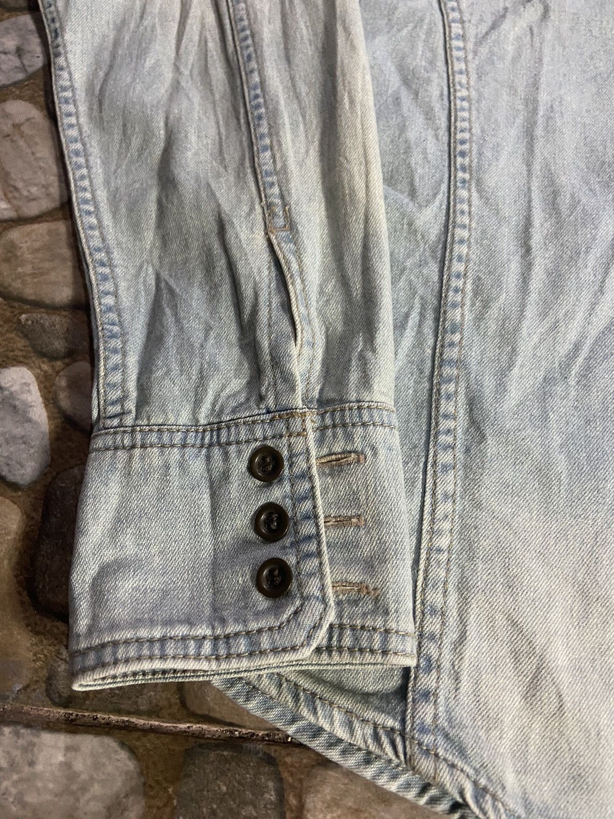 Issey Miyake VTG Tete home by issey miyake long shirt denim Size US M / EU 48-50 / 2 - 4 Thumbnail
