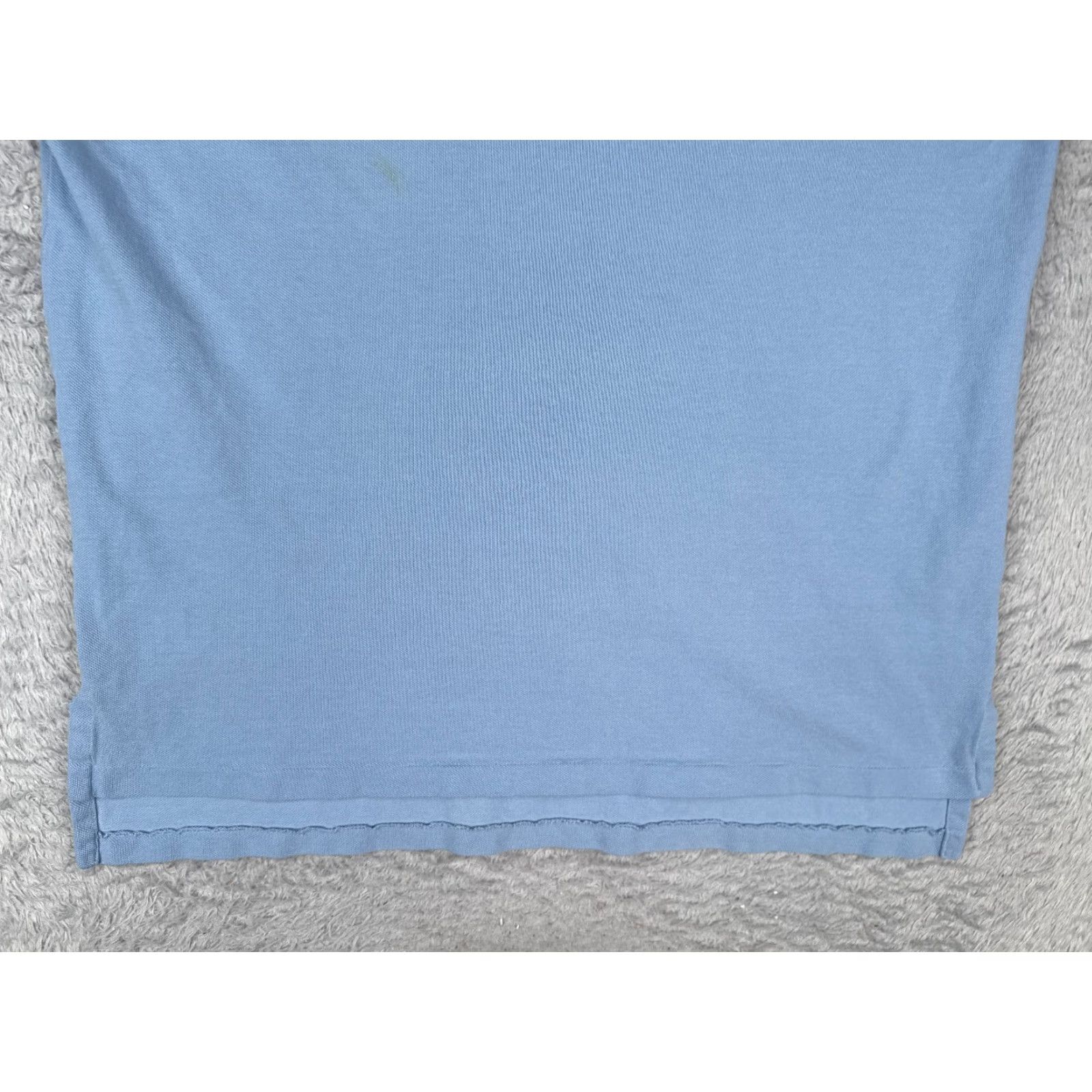 Ralph Lauren VINTAGE Ralph Lauren Polo Shirt Men L Blue 100% Cotton Short Sleeve Polo Shirt Mens Modern American Sports Shirt Size US L / EU 52-54 / 3 - 5 Thumbnail