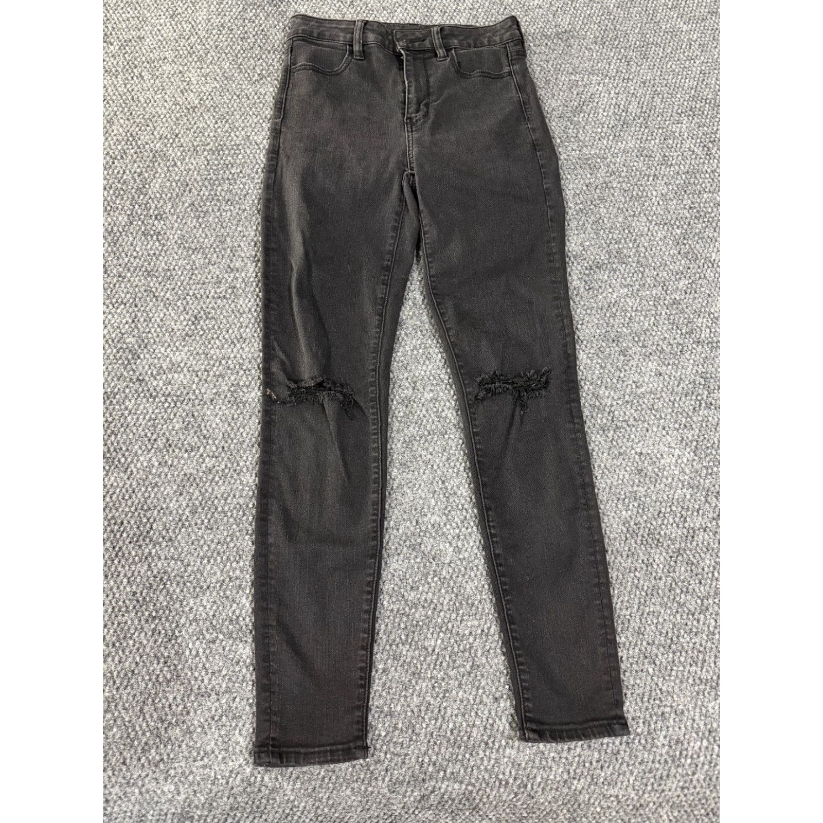 American Eagle Outfitters American Eagle Outfitters Jeans Womens 4 Jegging Skinny Stretch Denim Pants Black 5-Pocket Design Regular Size 4 Inseam 28 in XS? No Size 27" / US 4 / IT 40 - 2 Thumbnail