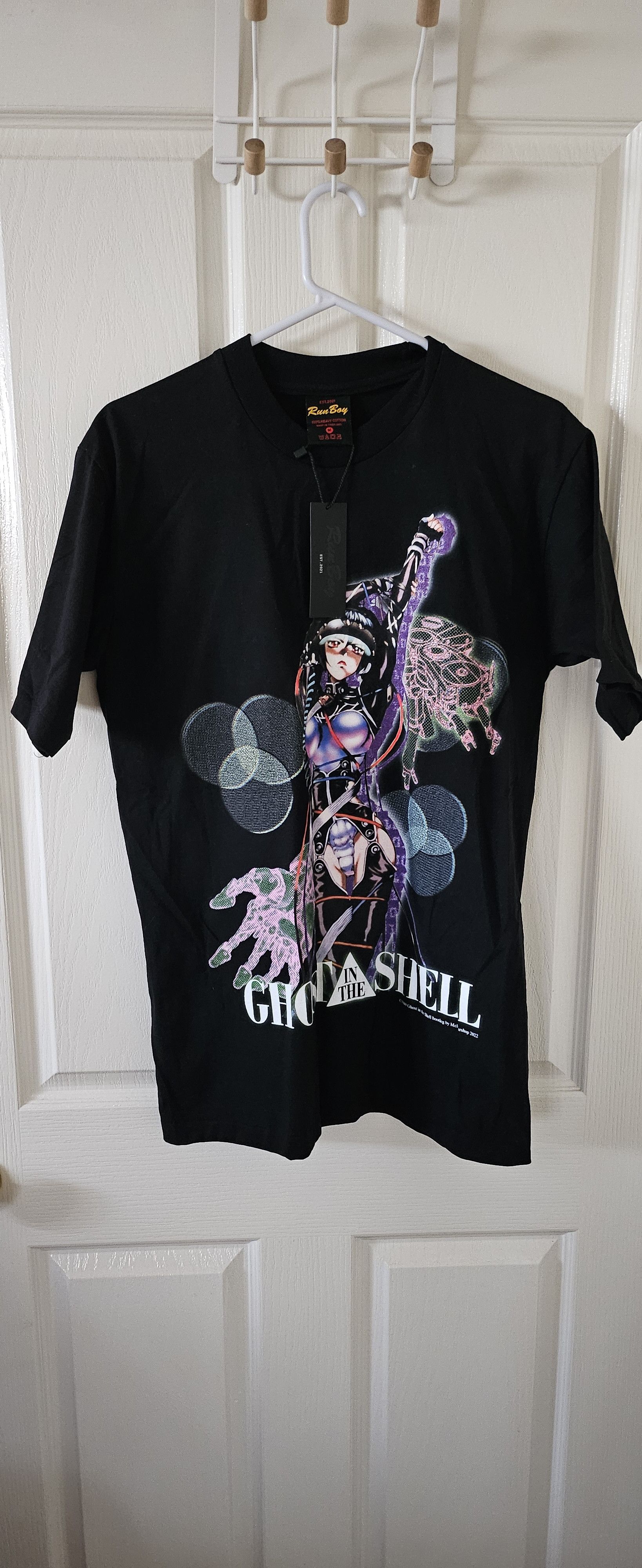 Ghost in the shell Run boy shirt