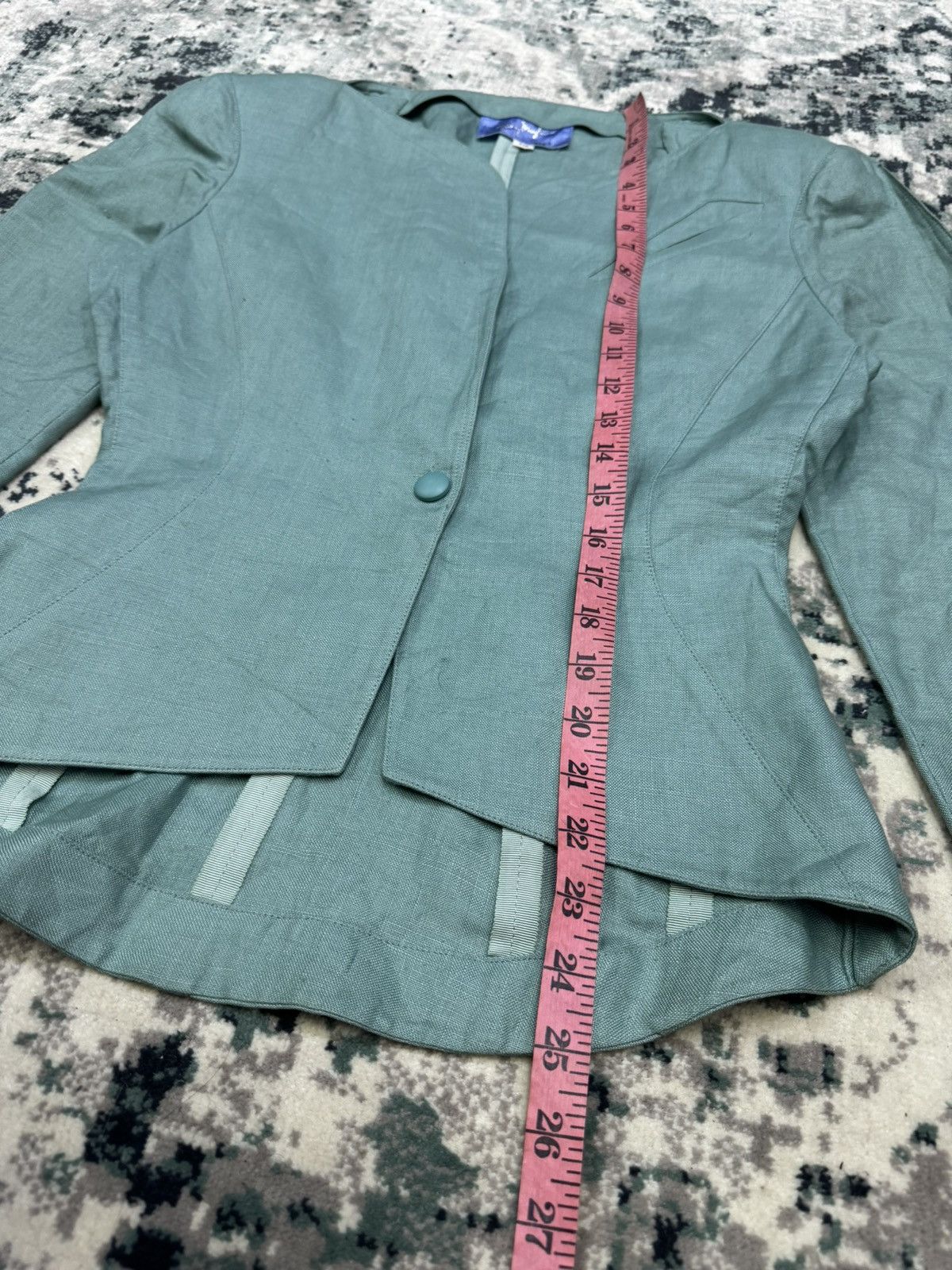 Thierry Mugler VINTAGE 1990s THIERRY MUGLER CORSET JACKET COAT Size M / US 6-8 / IT 42-44 - 3 Thumbnail