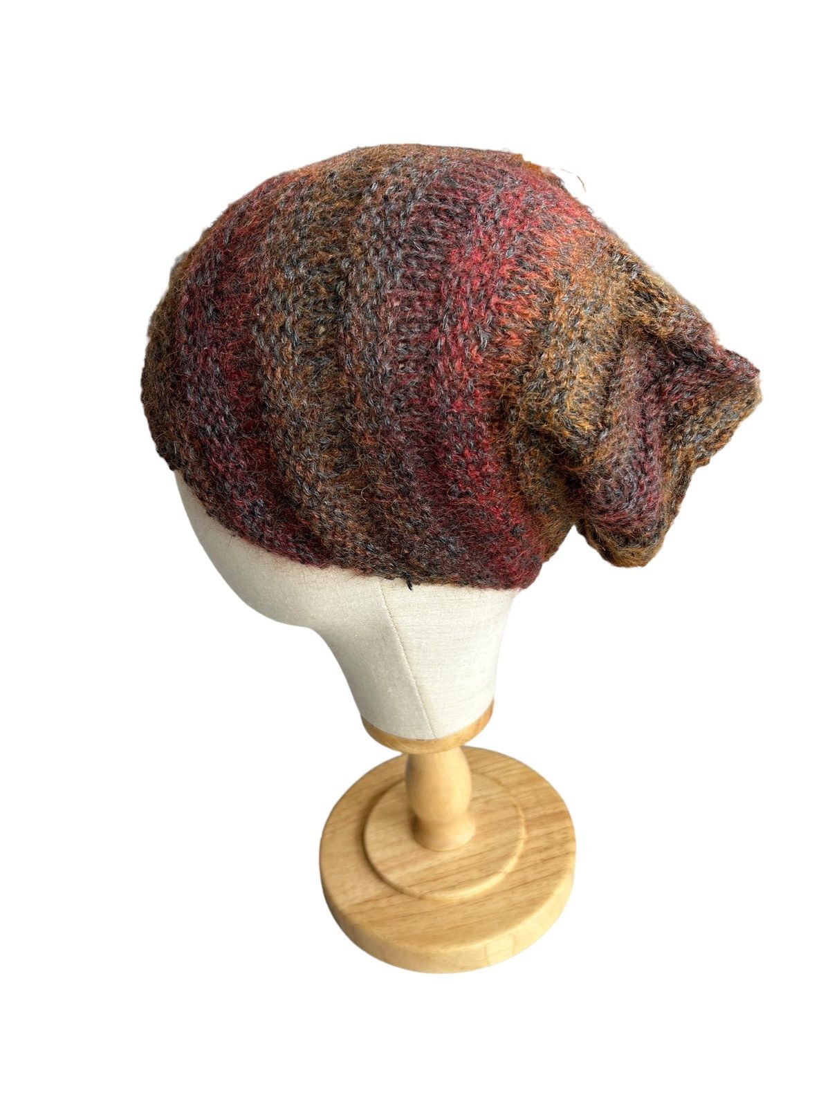 Japanese Brand knitted Multicolour Beanie Hats Size ONE SIZE - 4 Thumbnail