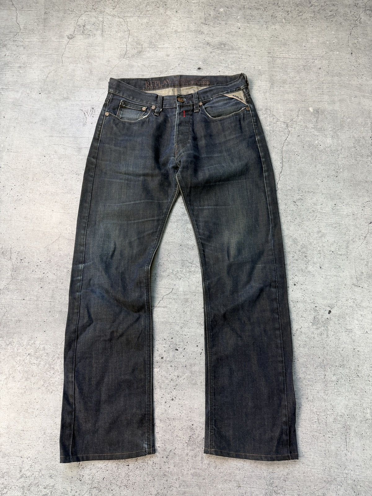 Replay Vintage Y2K Replay Jeans Washed Faded streetwear size 30 Size US 30 / EU 46 - 1 Thumbnail
