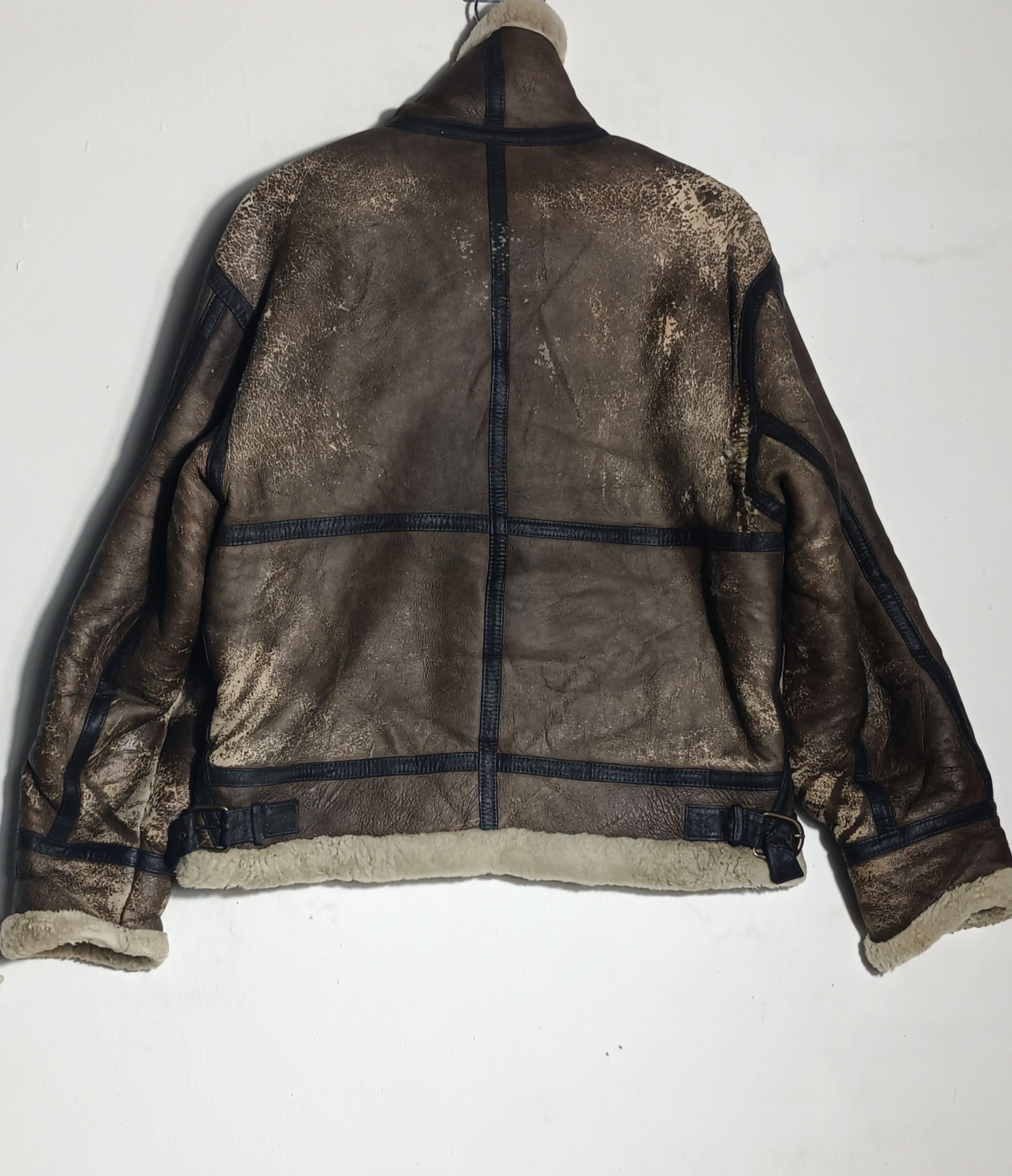 Man Made In Australia 🔥🔥B 3 AMERICAN MILITARY WEAR SHEEP SKIN Size US L / EU 52-54 / 3 - 4 Thumbnail