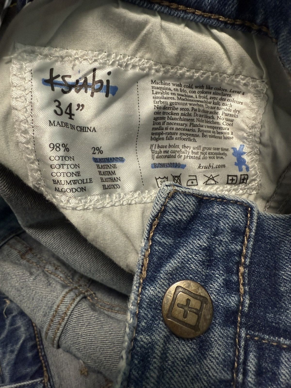 Ksubi Ksubi - Jungle Patch denim Size US 34 / EU 50 - 3 Thumbnail