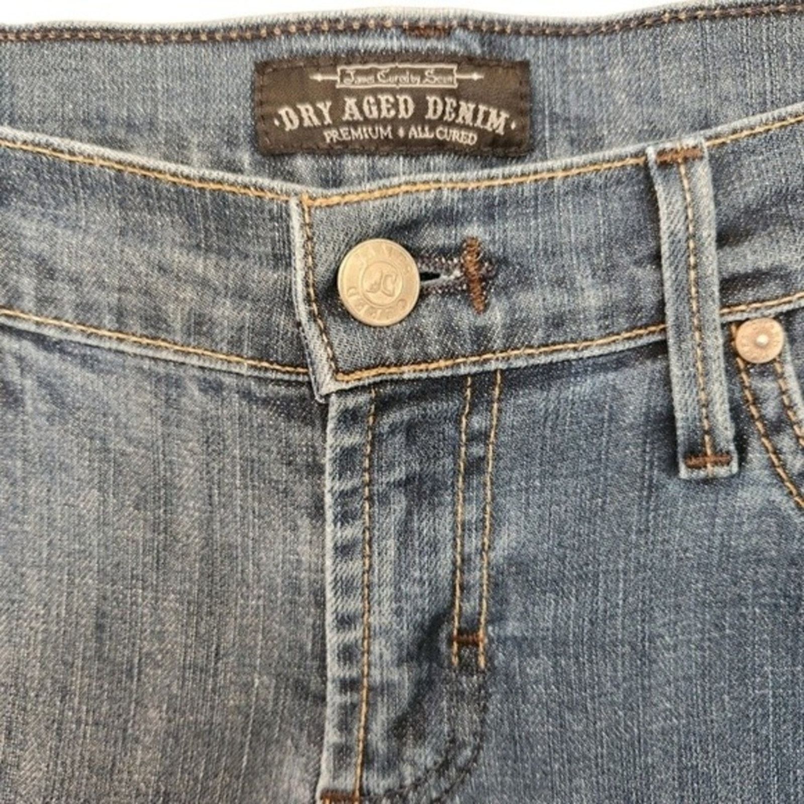 James Jeans James Jeans Cropped Dry Aged Denim Jeans 27 Size 27" / US 4 / IT 40 - 4 Thumbnail