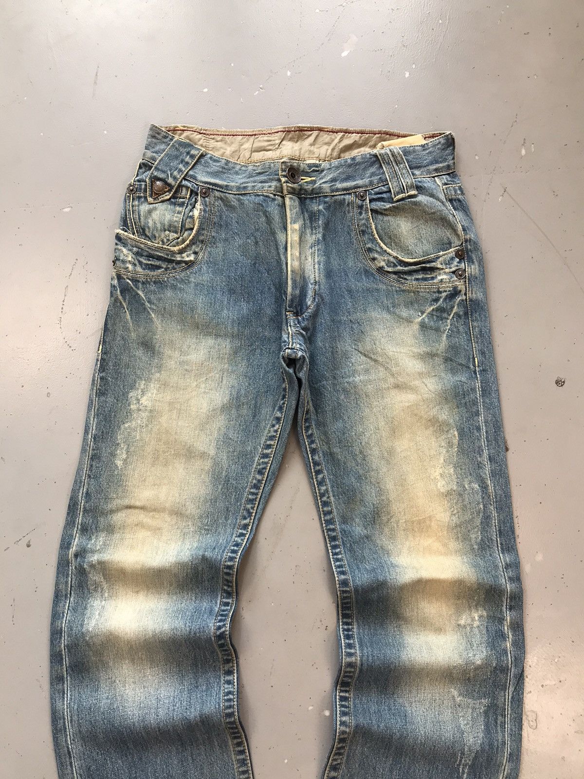 Vintage Vintage tough jeans smith straight fit distressed denim Size US 32 / EU 48 - 4 Thumbnail