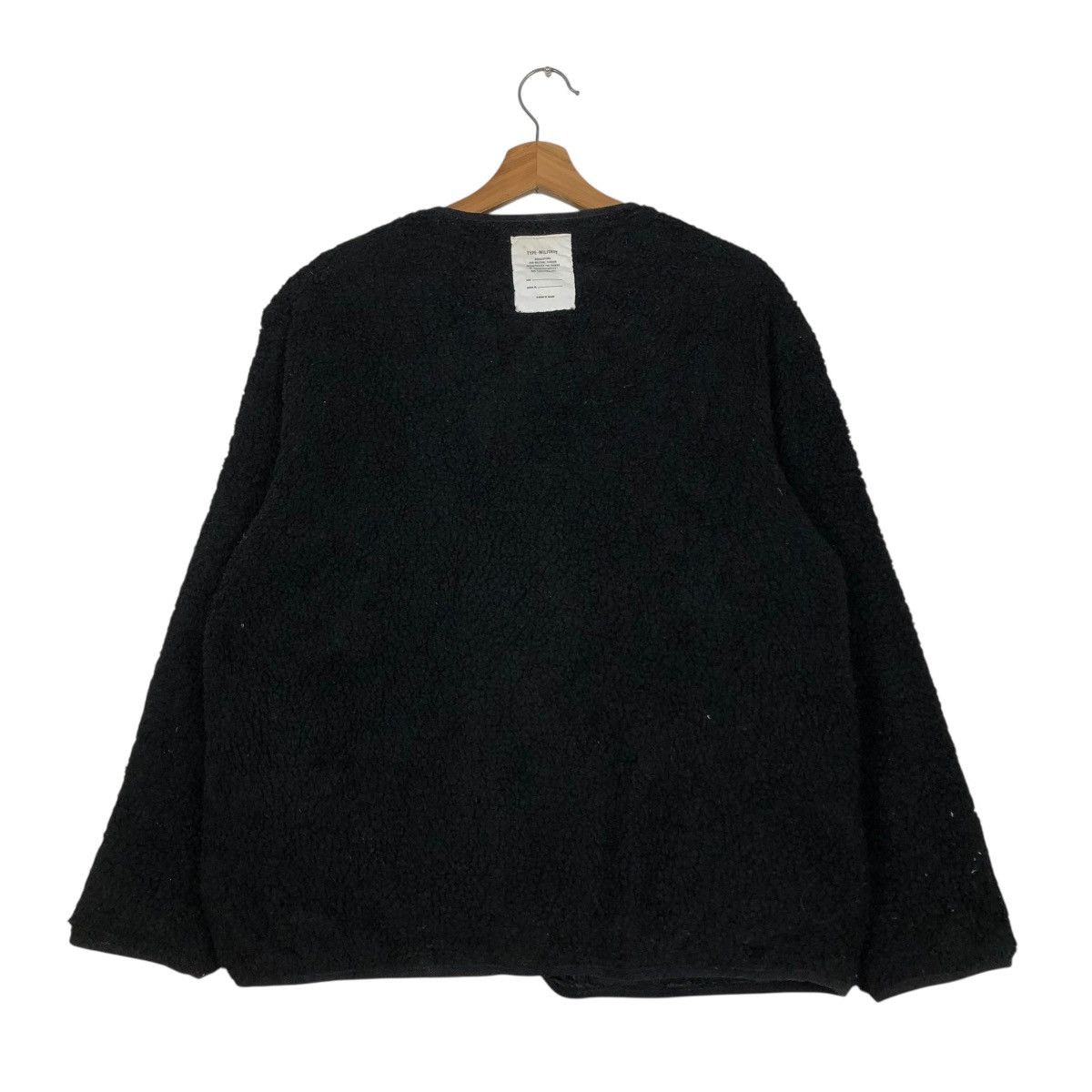 Japanese Brand 🔥RICH BLACK CROPPED QUILTED JACKET FLEECE BEAMS ISSEY MIYAKE Size US M / EU 48-50 / 2 - 10 Thumbnail
