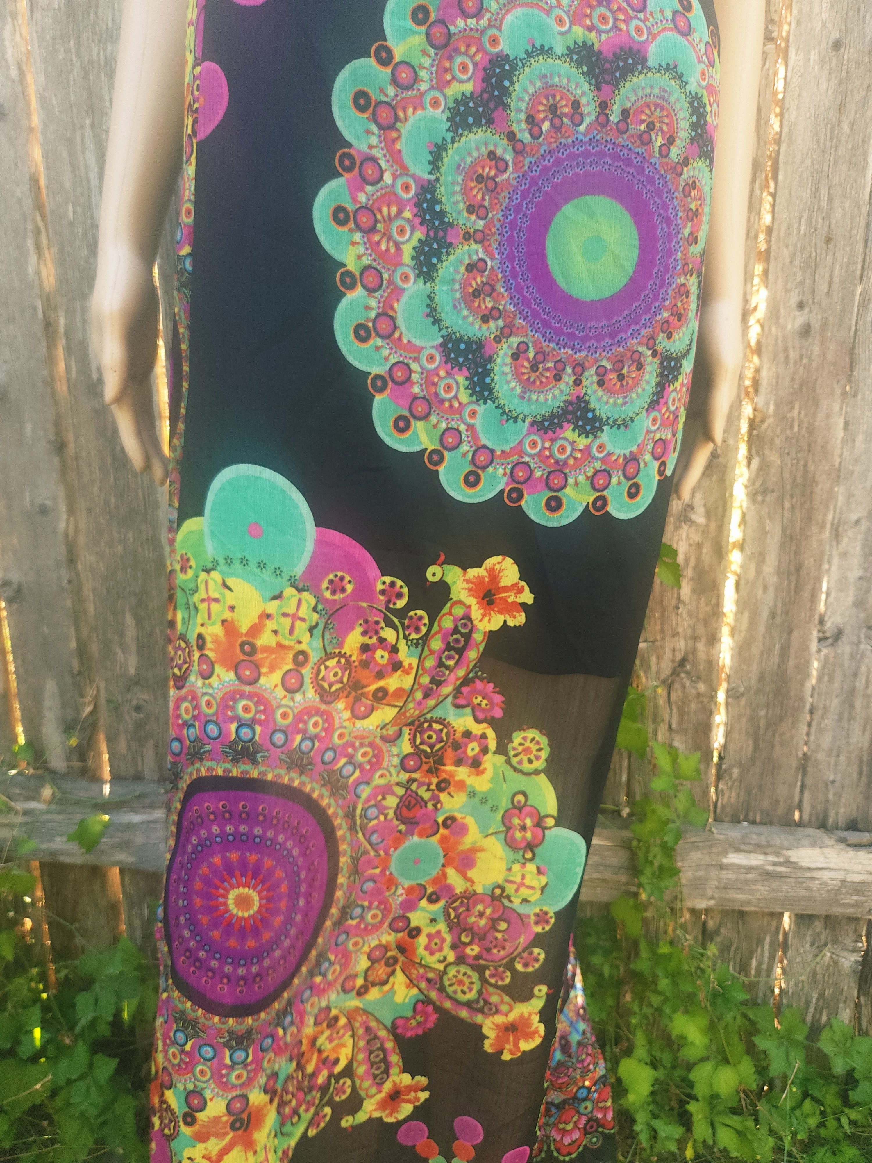 Other Desigual Tye Dyed Y2k Maxi Skirt Size 42" / US 20 - 3 Thumbnail