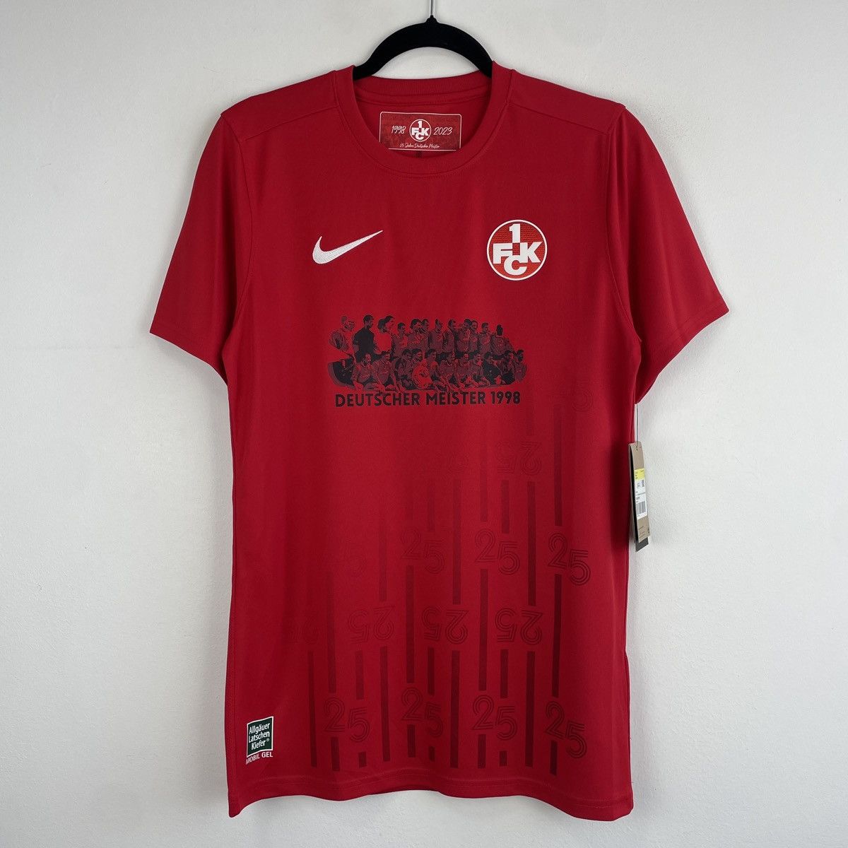 Nike 1. FC Kaiserslautern Nike Jersey Deutscher Meister 1998 sz S Size US S / EU 44-46 / 1 - 1 Thumbnail