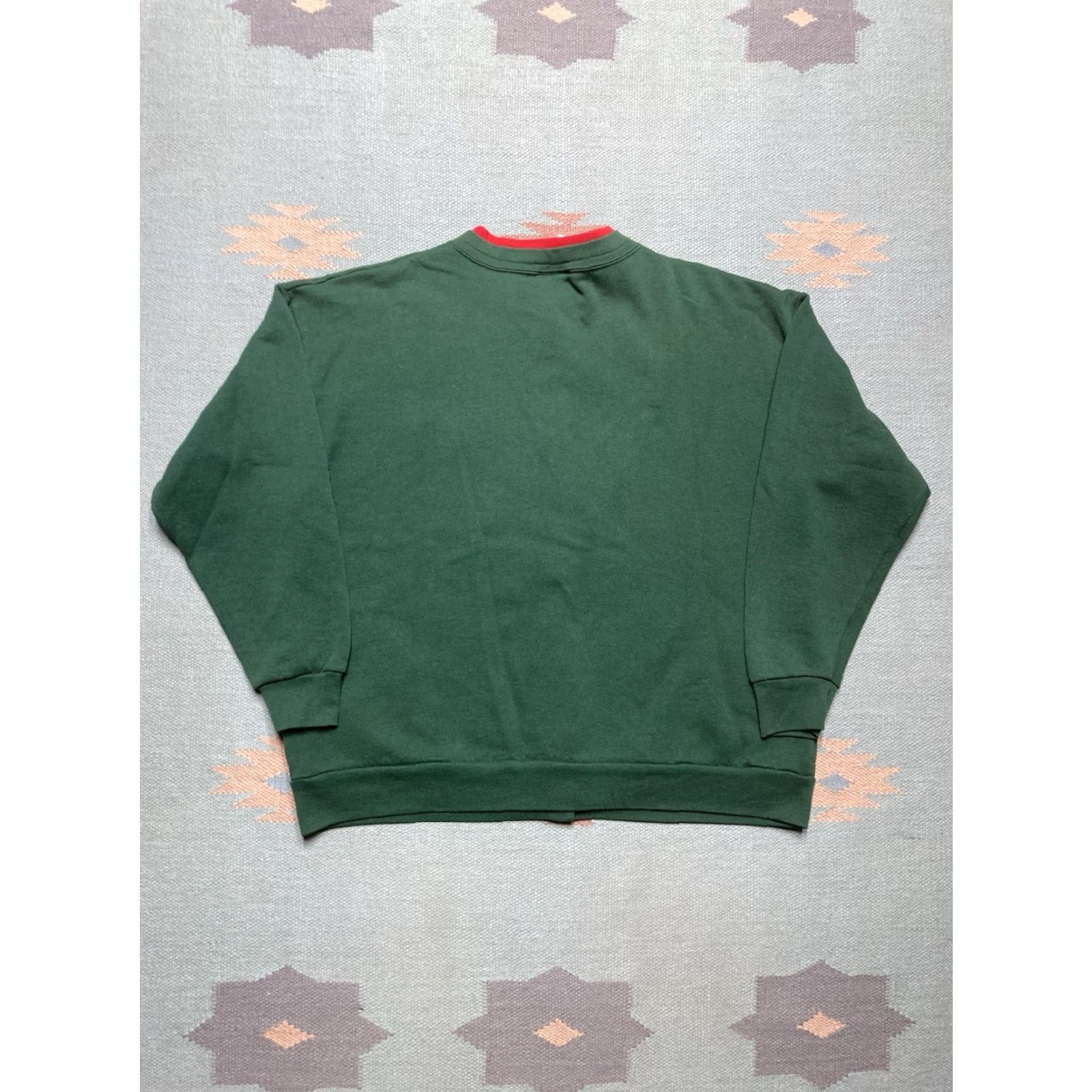 Vintage VINTAGE Morning Sun Cardigan Sweatshirt Crew Neck Button Front Cardinal Bird Large Women L Green Crew Neck Bird Vintage Cardigan Sweatshirt Size L / US 10 / IT 46 - 8 Thumbnail
