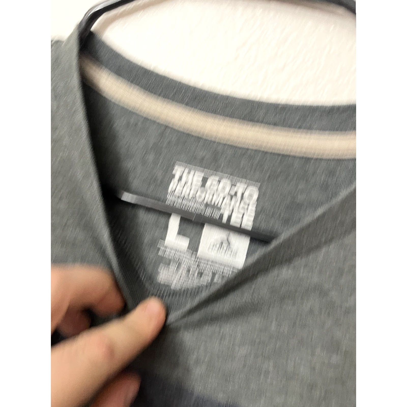 Adidas adidas T-shirt Adult Large Gray Go-To Performance Tee Short Sleeve Size US L / EU 52-54 / 3 - 3 Thumbnail