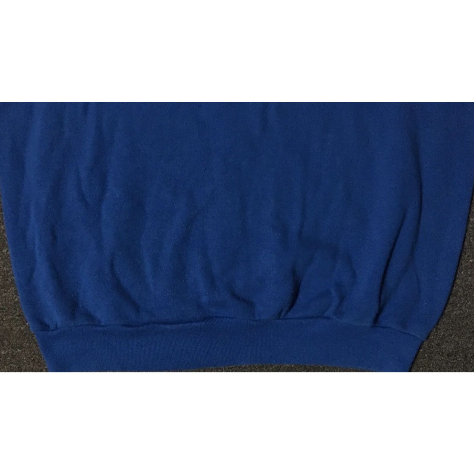 Tultex VINTAGE Tultex Hoodie M Blue 80s 90s Grunge Biker Punk Track & Field USA College Retro Shirt Mens Size US M / EU 48-50 / 2 - 4 Thumbnail