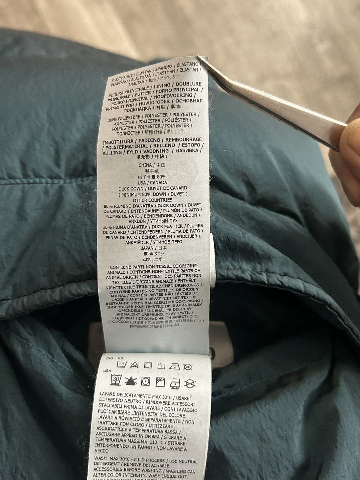 Stone Island Compass Motif Puffer SZ M fits L/XL Size US M / EU 48-50 / 2 - 9 Thumbnail