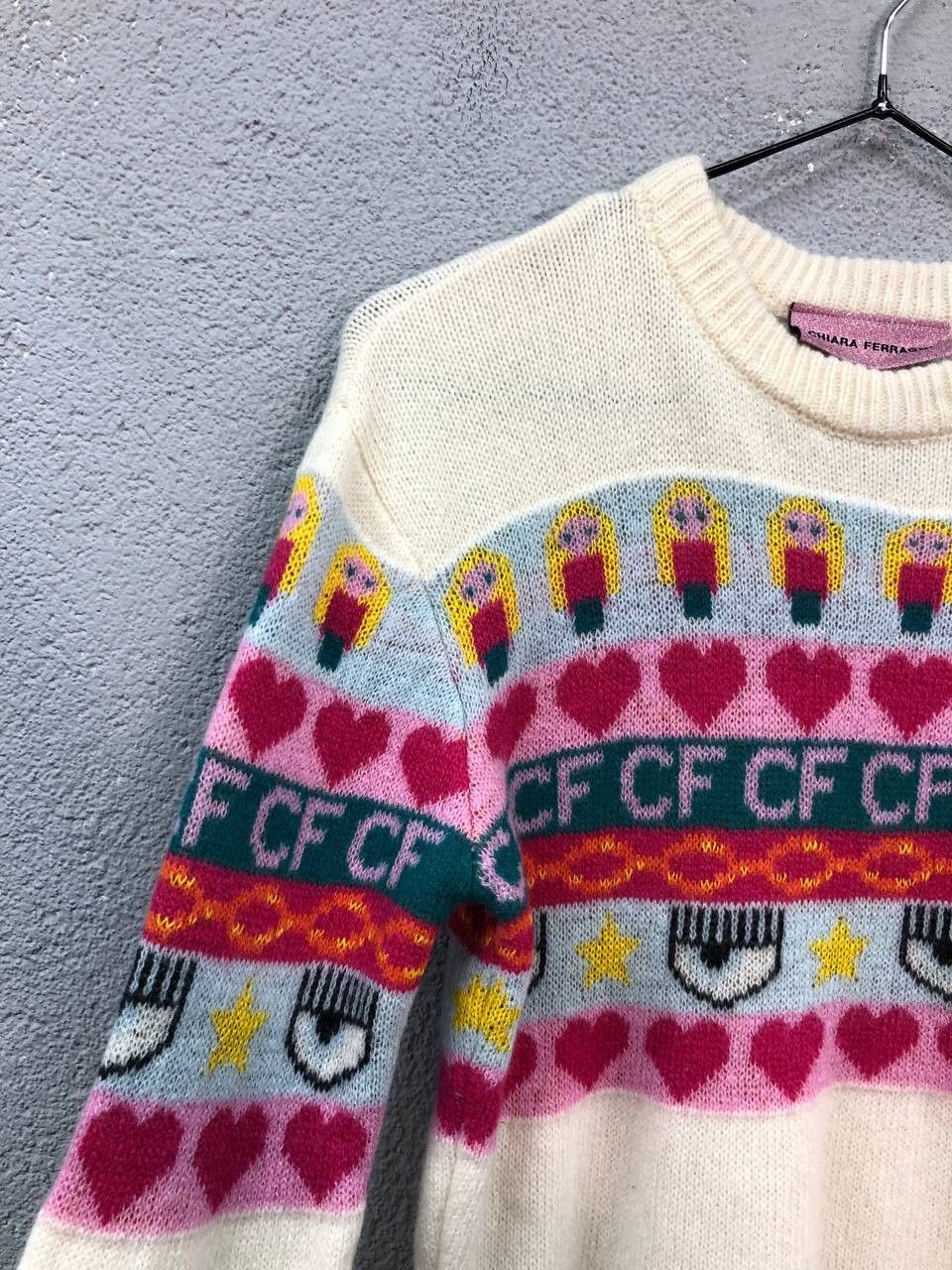Chiara Ferragni Chiara Ferragni womens wool / cashmere sweater XS Size XS / US 0-2 / IT 36-38 - 5 Thumbnail