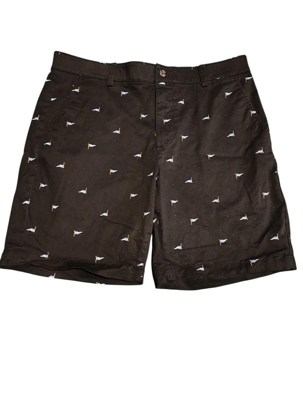 Chaps Chaps Men's Casual Brown Shorts with Small Pattern Size US 38 / EU 54 - 3 Thumbnail