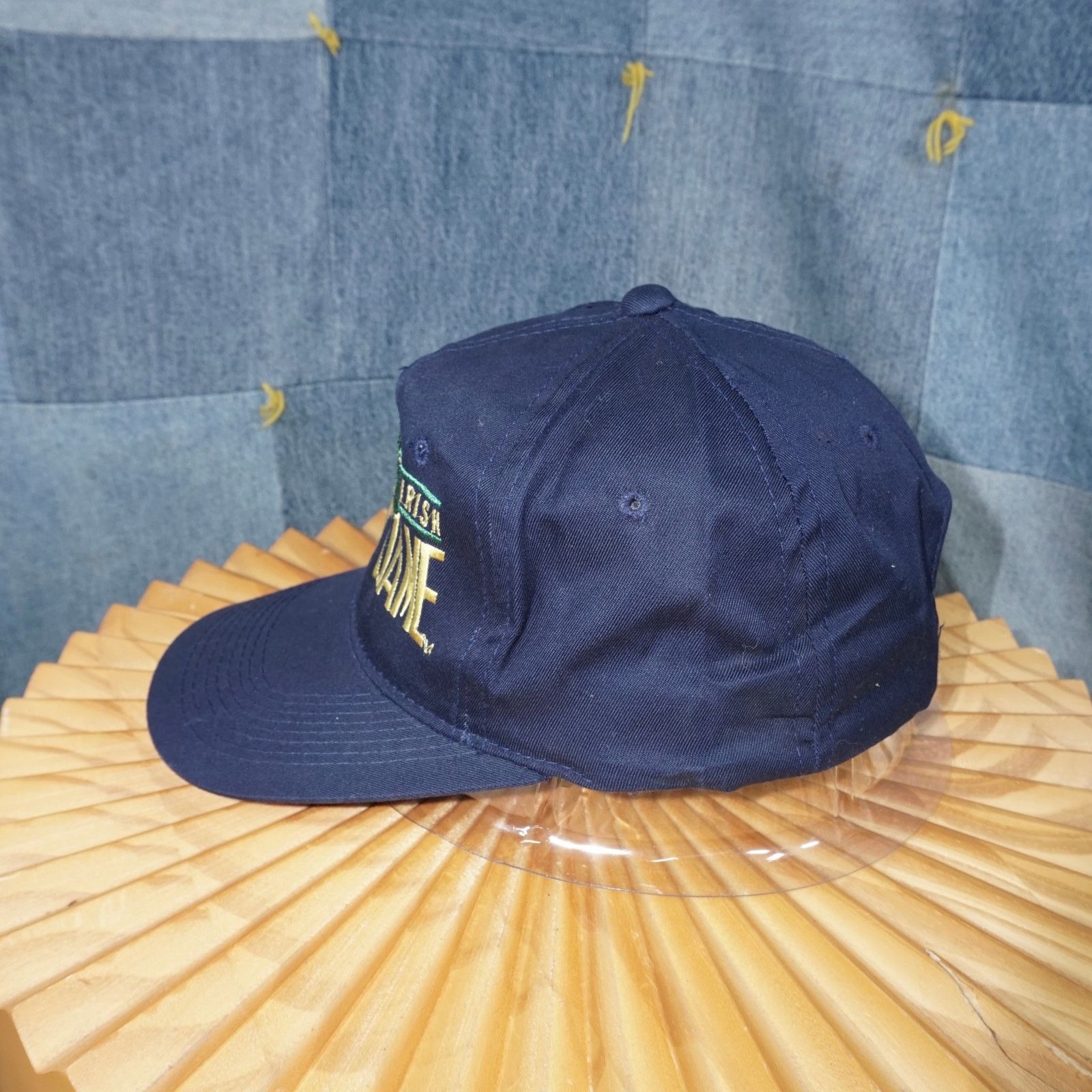 Vintage OSFA - Vintage 1990s Notre Dame fighting Irish embroider hat Size ONE SIZE - 3 Thumbnail