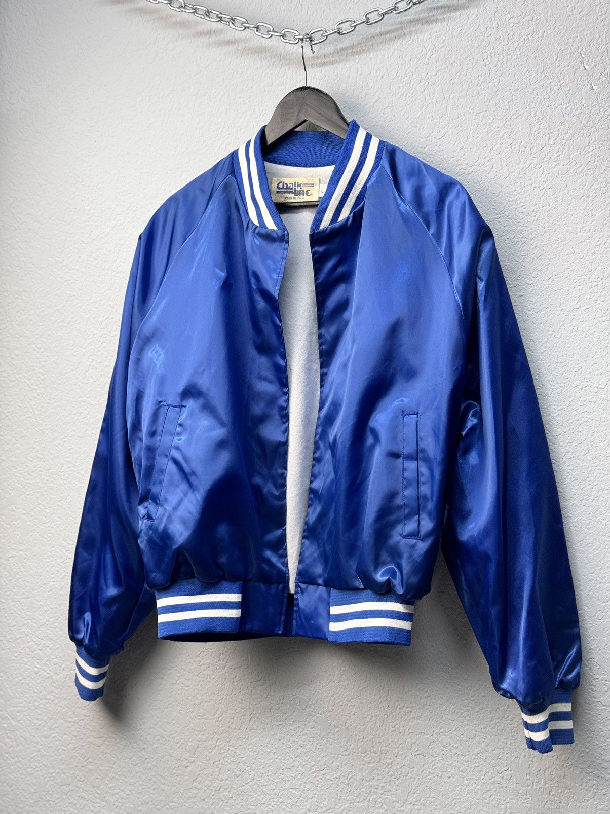 Chalk Line × Vintage Vintage Made USA Chalk Line nylon bomber Satin Bomber NBA Size US M / EU 48-50 / 2 - 4 Thumbnail