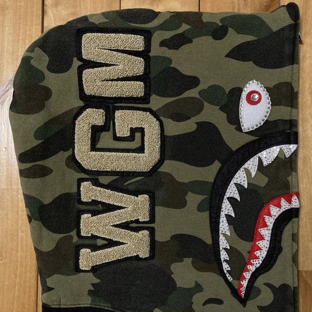 Bape × Swarovski BAPE CAMO Swarovski Shark Full Zip Hoodie a bathing ape Size US XL / EU 56 / 4 - 4 Thumbnail