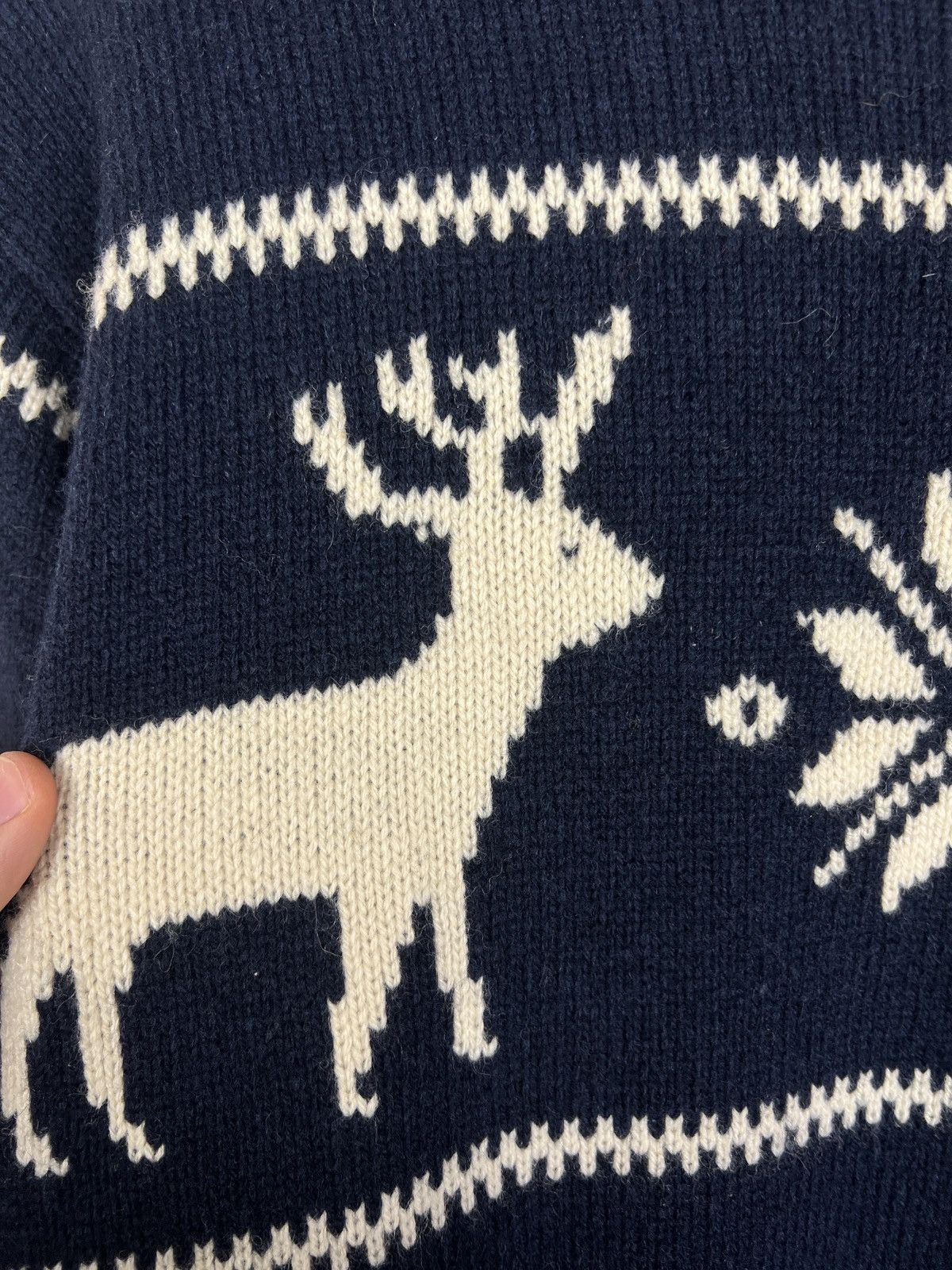 Gant Vintage Gant Animals Pattern Lambswool Knitted Sweater Size US L / EU 52-54 / 3 - 4 Thumbnail