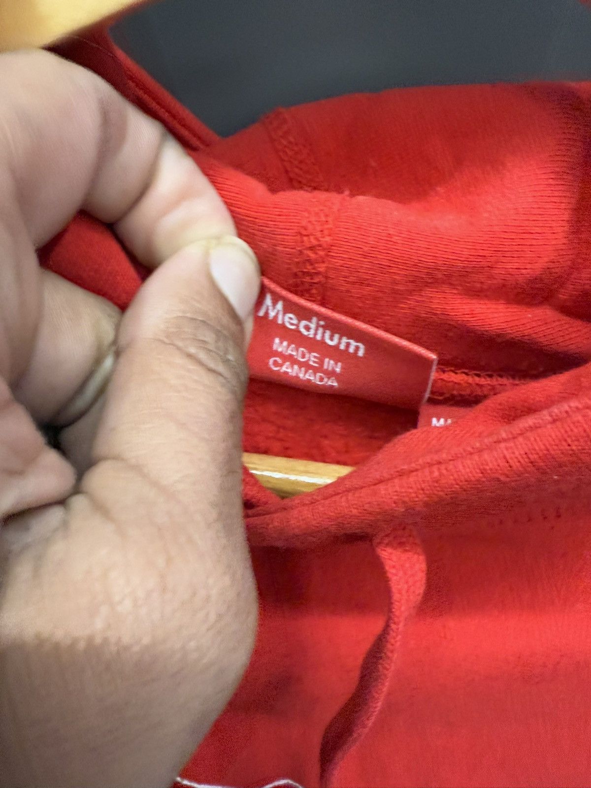 Kaws × Supreme Supreme x Kaws Chalk Box Logo Hoodie Red Size US M / EU 48-50 / 2 - 3 Thumbnail