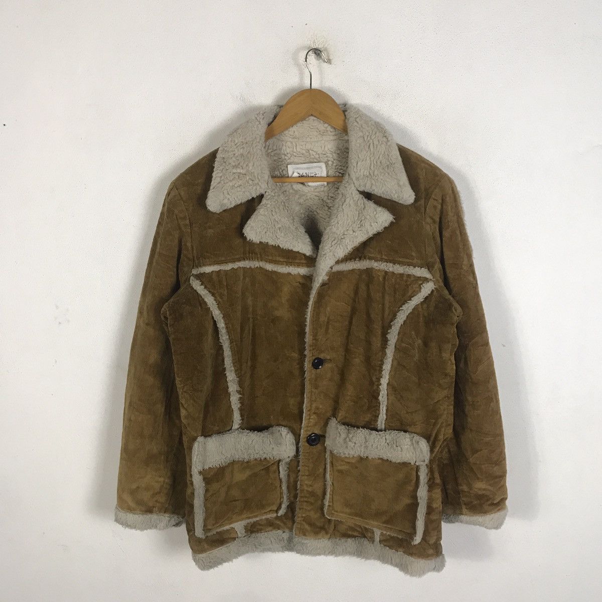 Rockmount Ranch Wear × Vintage 🔥Rare🔥Vintage Ranch Sherpa Shearling Corduroy Jacket Size US M / EU 48-50 / 2 - 1 Thumbnail