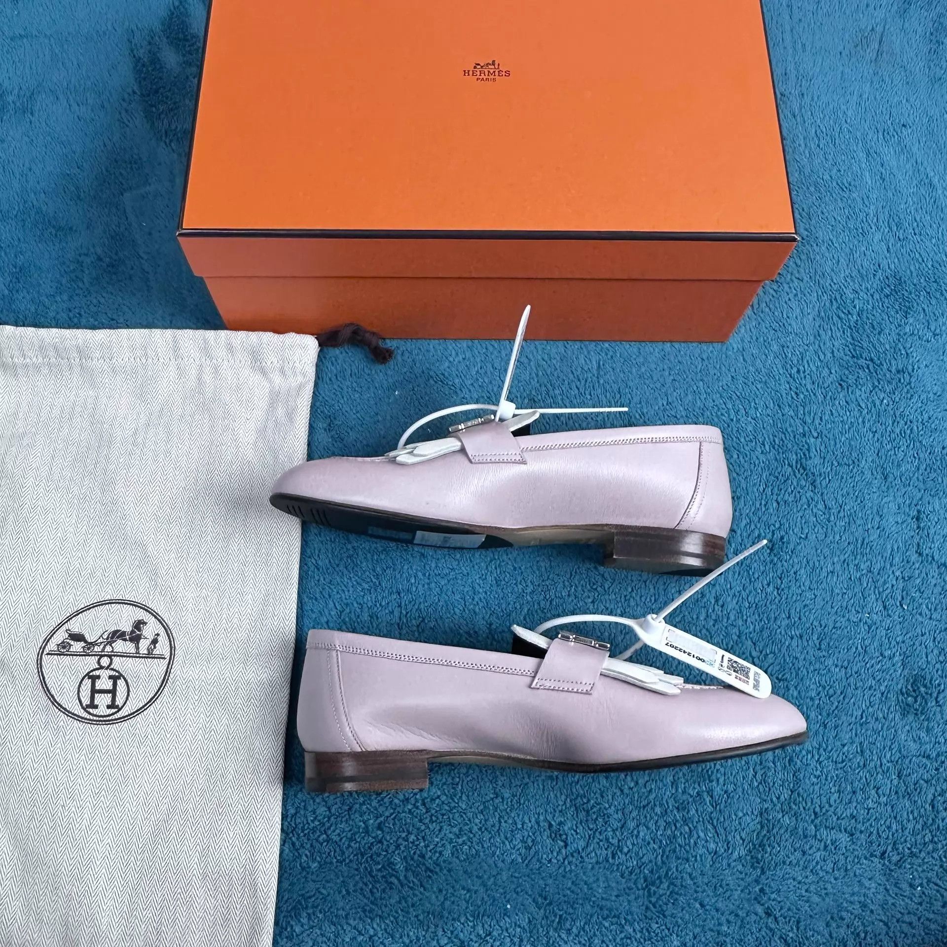 Hermes Hermès Royal Calfskin Loafer Pink 35 EU Size US 4.5 / IT 34.5 - 3 Thumbnail