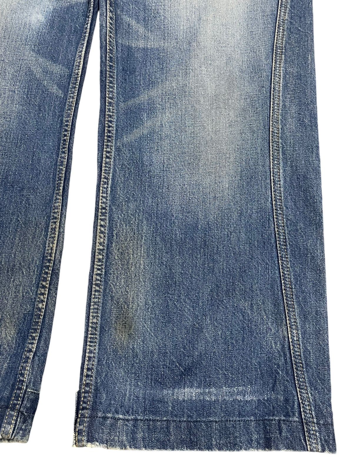 JNCO Vintage Japanese Brand Blue Wash Hip Hop Style Baggy Jeans Size US 36 / EU 52 - 8 Thumbnail