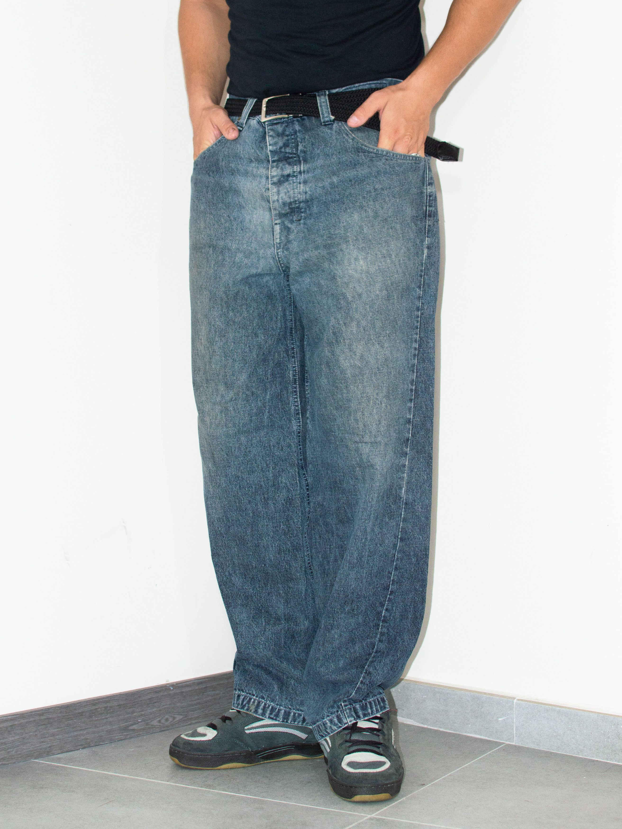 Other Y2k Vintage rare Oakley skate Wide Leg Relaxed Low Rise Jean Size US 34 / EU 50 - 1 Thumbnail