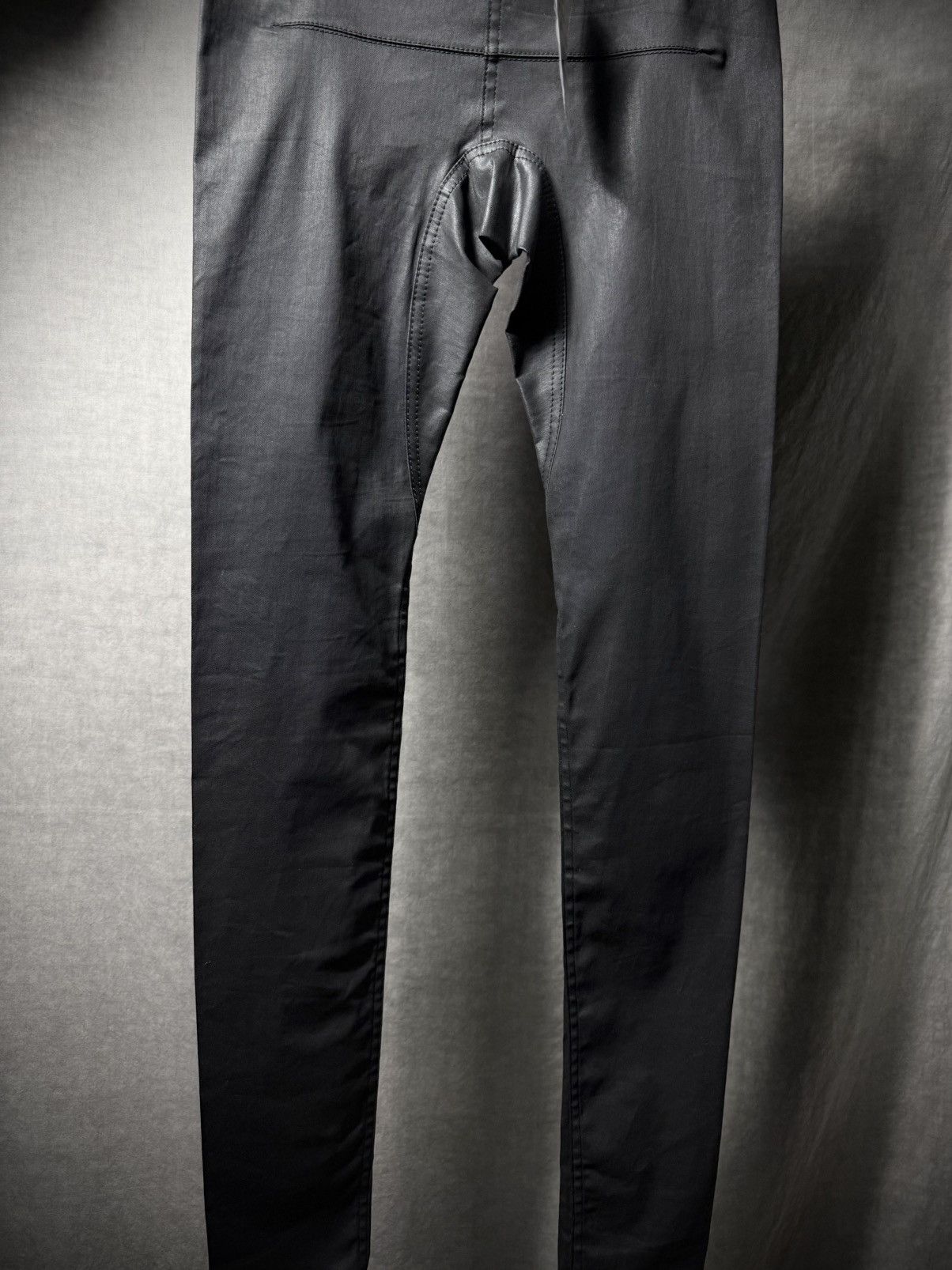 Rick Owens Rick Owens 13FW 'Plinth' Coated Legging Pants Size 27" / US 4 / IT 40 - 5 Thumbnail