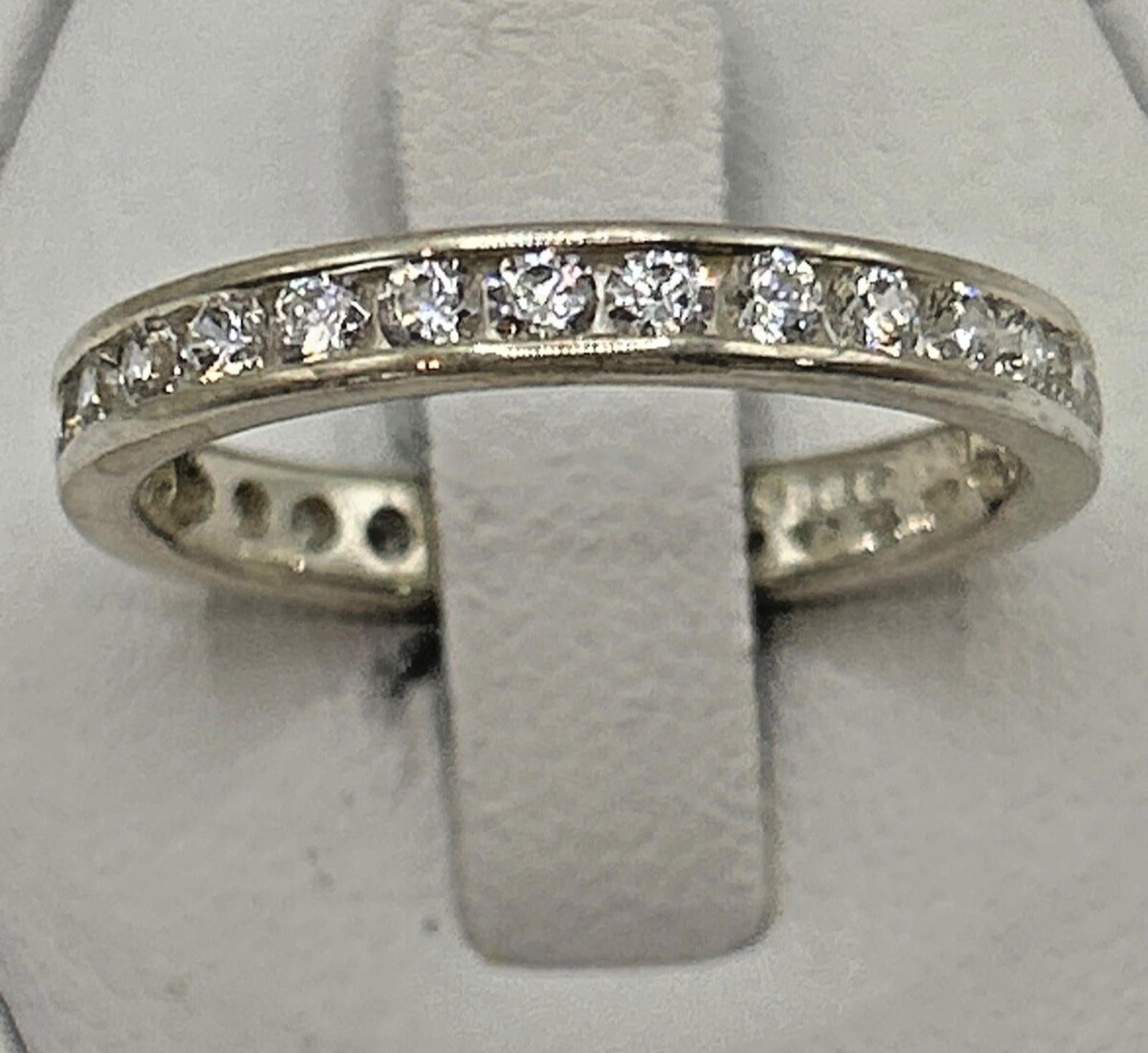 Sterling Silver Gold tone 925 Vintage Sterling Silver Ring Size 8.75 Pave Size ONE SIZE - 1 Thumbnail