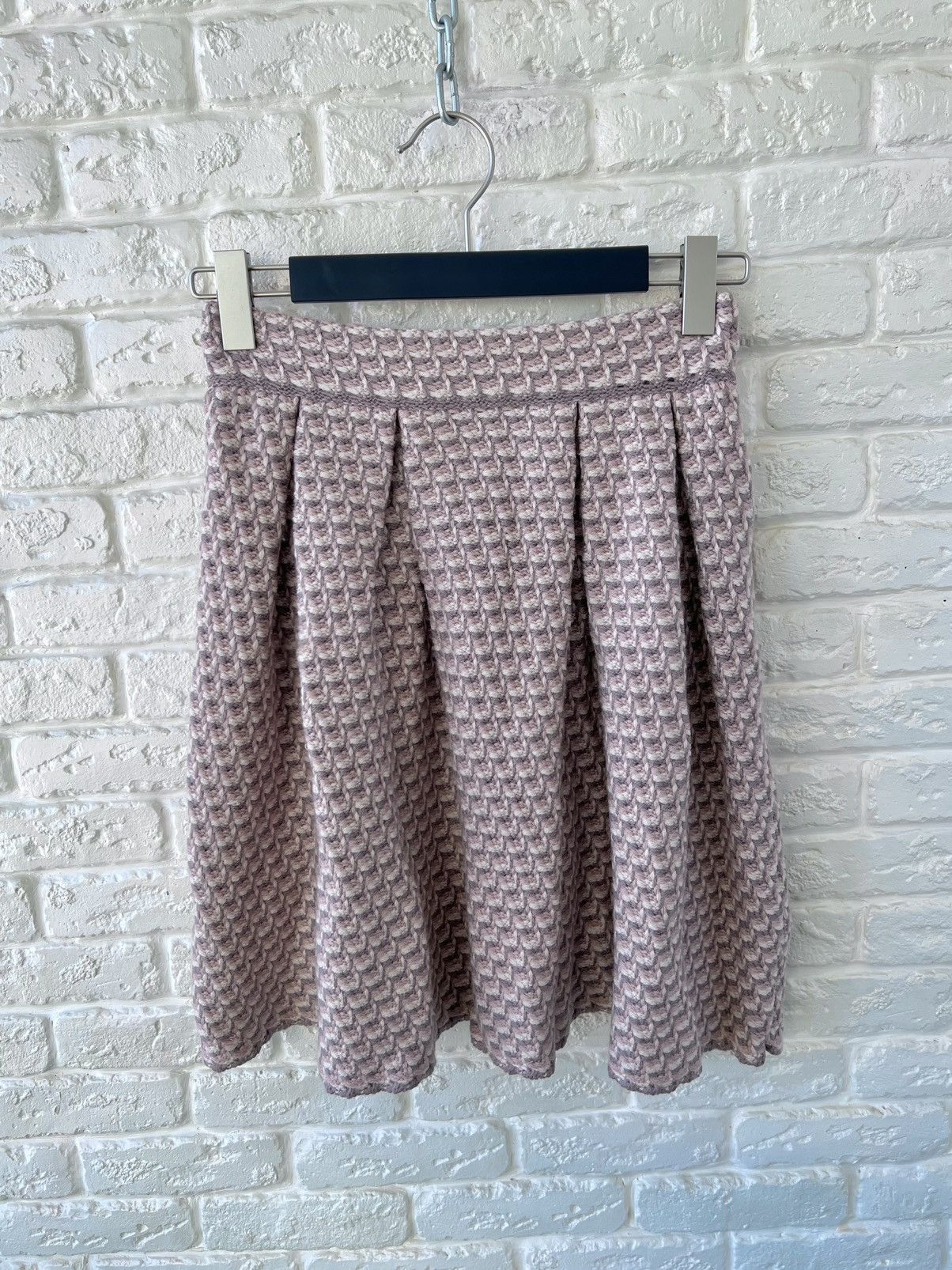 Dior Christian Dior 100% Wool Knit Skirt Size 28" / US 6 / IT 42 - 1 Thumbnail