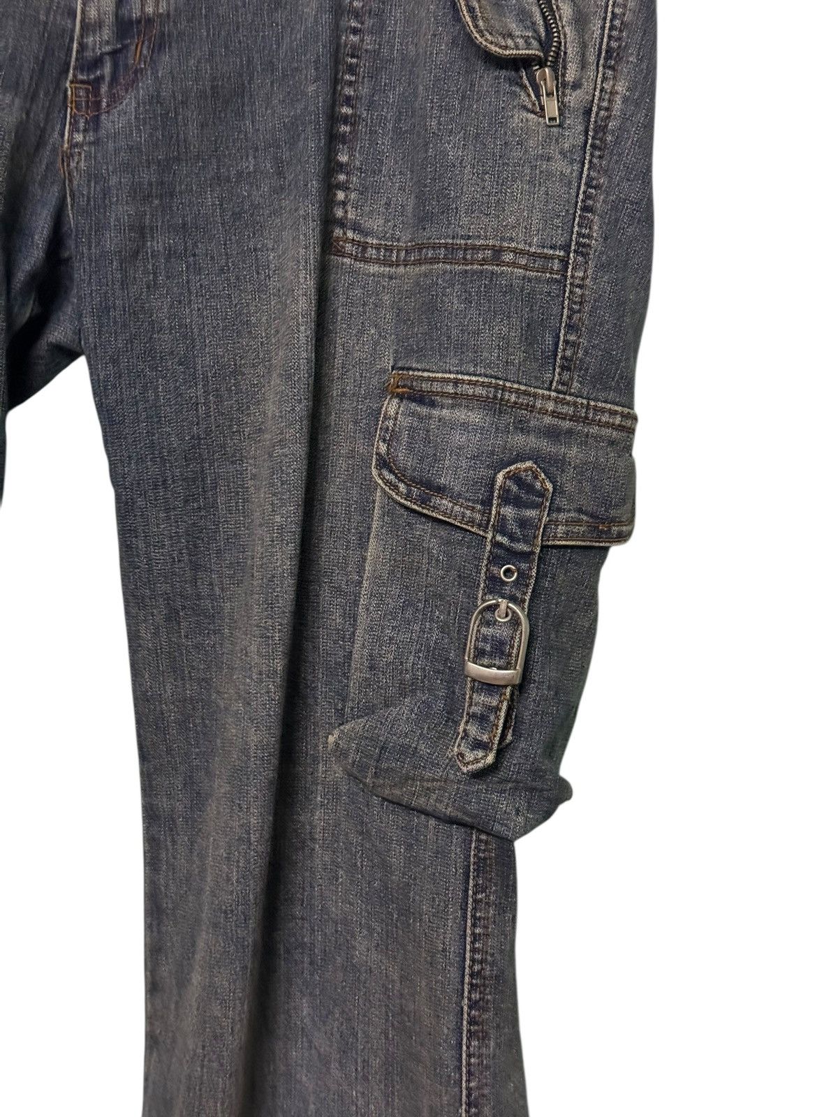 If Six Was Nine PUNK DESIGN FLARE MULTIPOCKET BONDAGE LGB STYLE VERY RARE Size US 34 / EU 50 - 6 Thumbnail