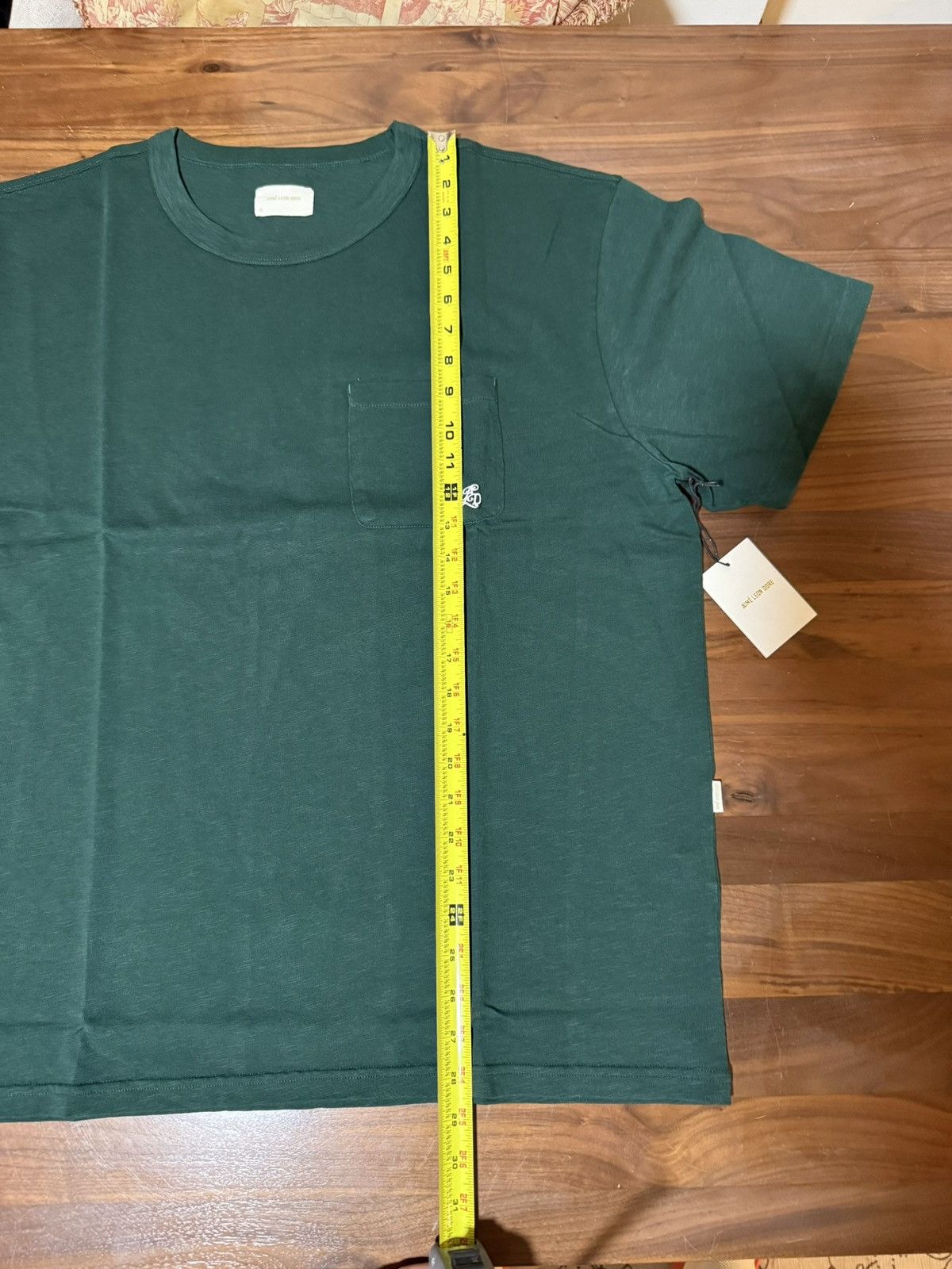 Aime Leon Dore Aime Leon Dore ALD Monogram Pocket Tee Size XL “Pine Grove” Size US XL / EU 56 / 4 - 3 Thumbnail