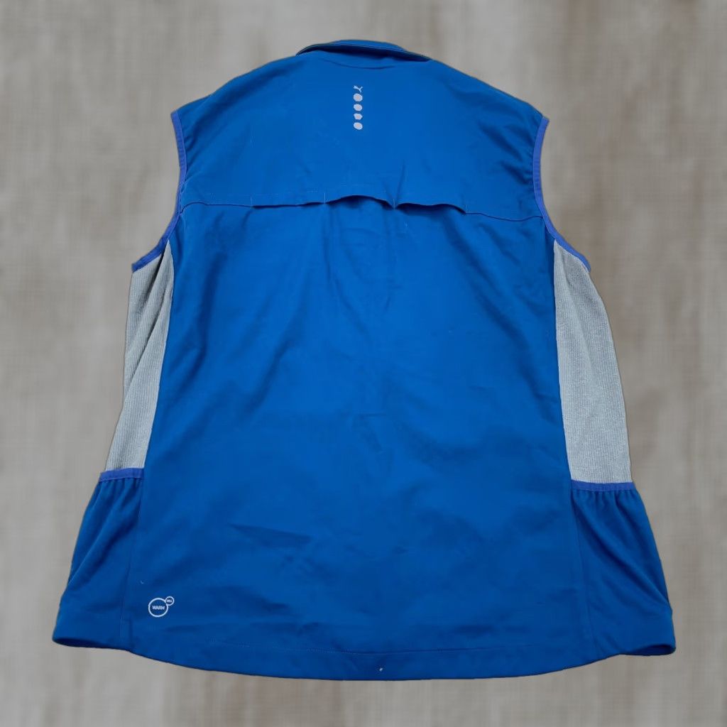 Puma PUMA Golf Jacket Windbreaker Zip Vest Men XL Royal Blue Full Zip Windbreaker Activewear Casual Travel Size US XL / EU 56 / 4 - 1 Thumbnail