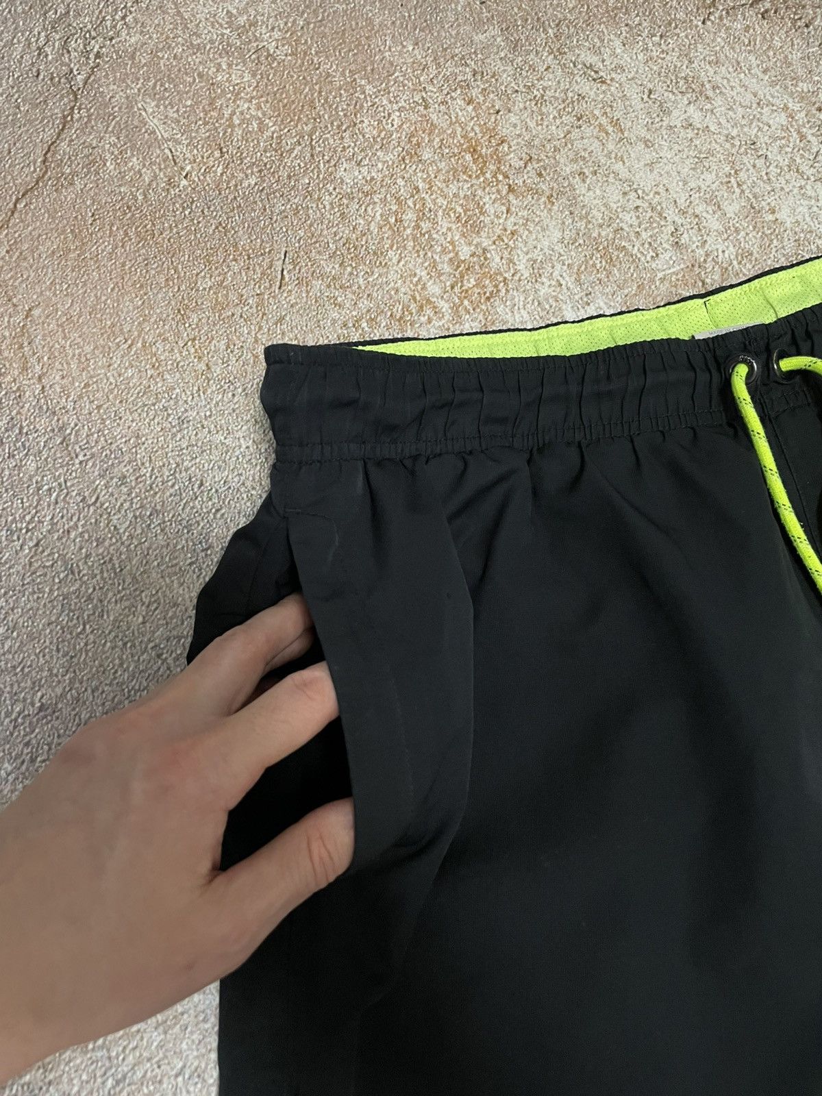Nike Vintage Nike Athletic Big Logo Nylon Track Pants Size US 36 / EU 52 - 5 Thumbnail