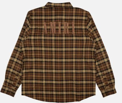 Amiri o1gr1nt1024 Casual Button-Down Shirt in Brown Size US XS / EU 42 / 0 - 2 Thumbnail