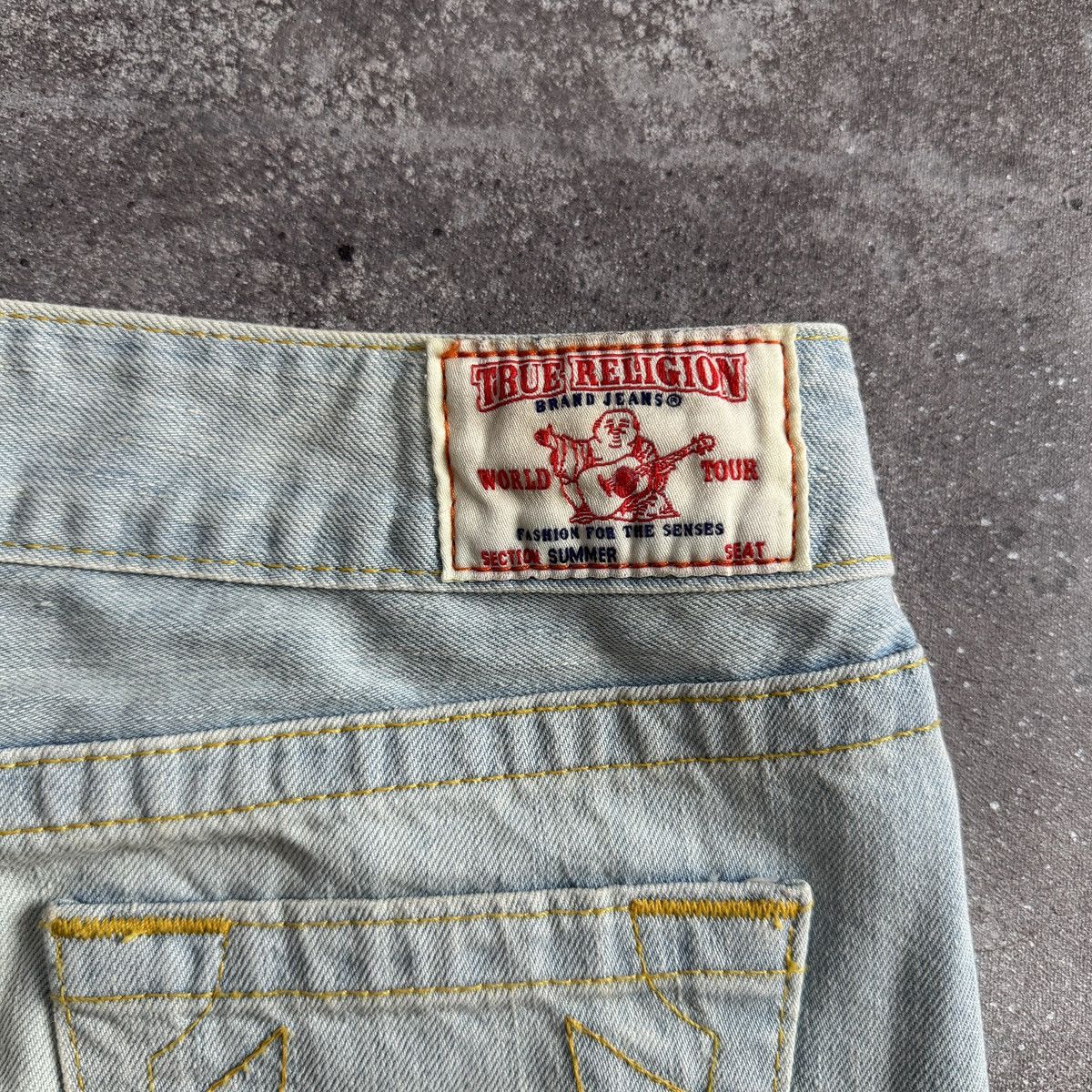True Religion True Religion Y2K Distressed Denim Sexy Mini Skirt Size 27" / US 4 / IT 40 - 6 Thumbnail