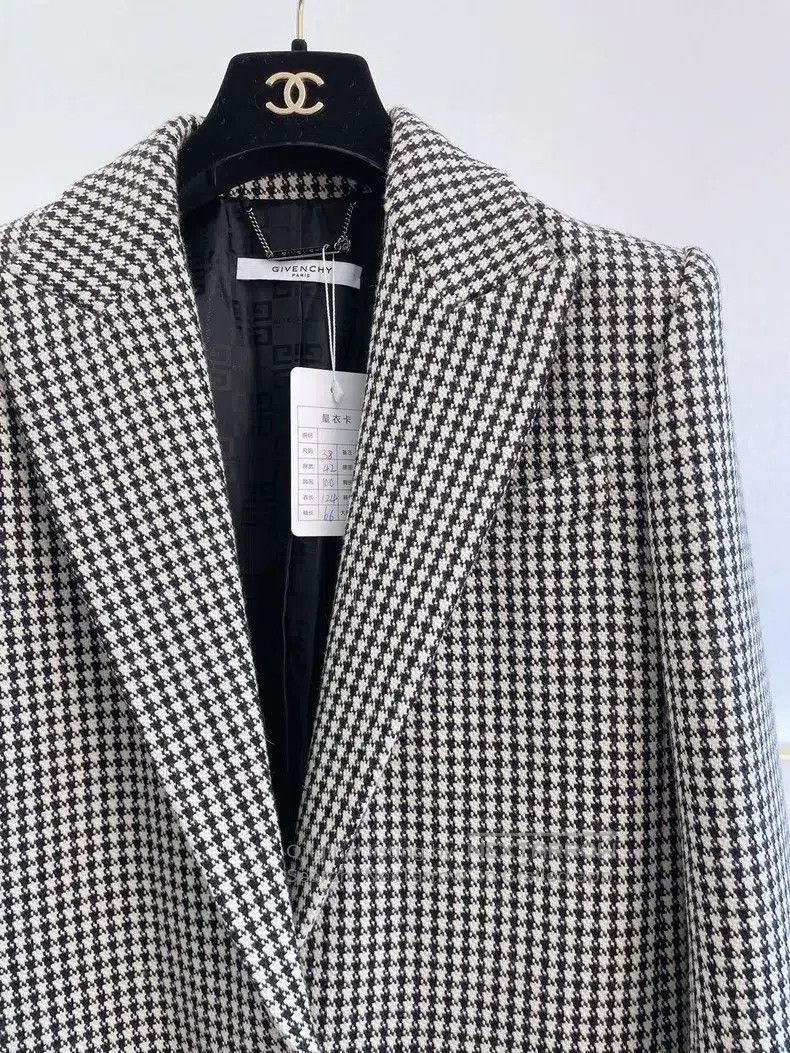 Givenchy Givenchy Black and White Checkered Coat Size XS / US 0-2 / IT 36-38 - 3 Thumbnail