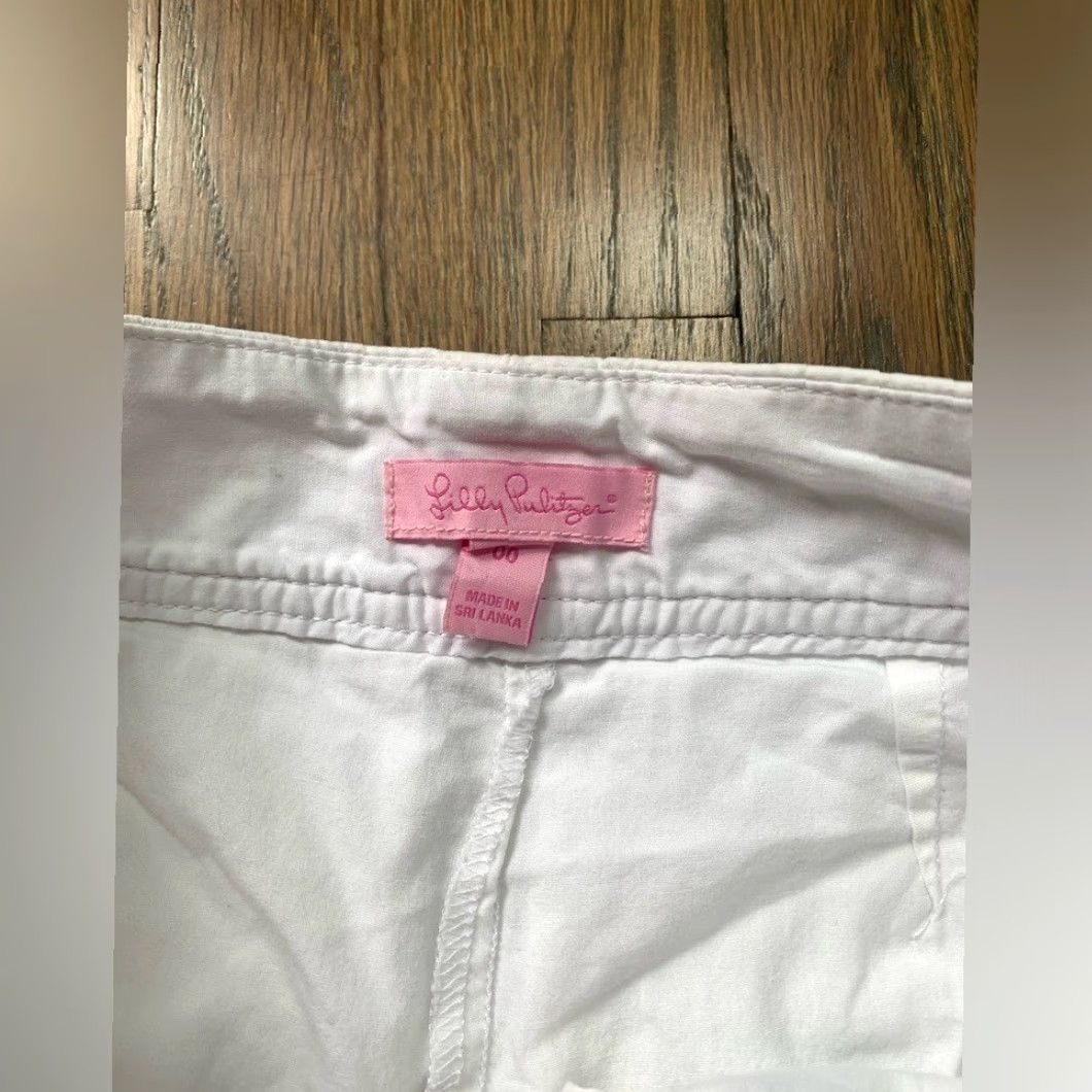 Lilly Pulitzer Lilly Pulitzer White Bermuda Skirt Women 00 Regular Coral 00? Size 24" / US 00 / IT 34 - 7 Thumbnail