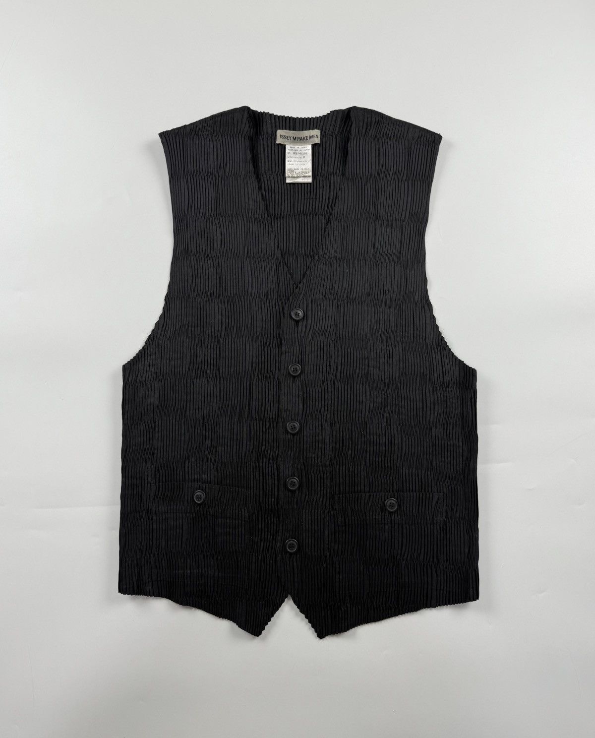 Issey Miyake Men Pleated Vest - Main Image